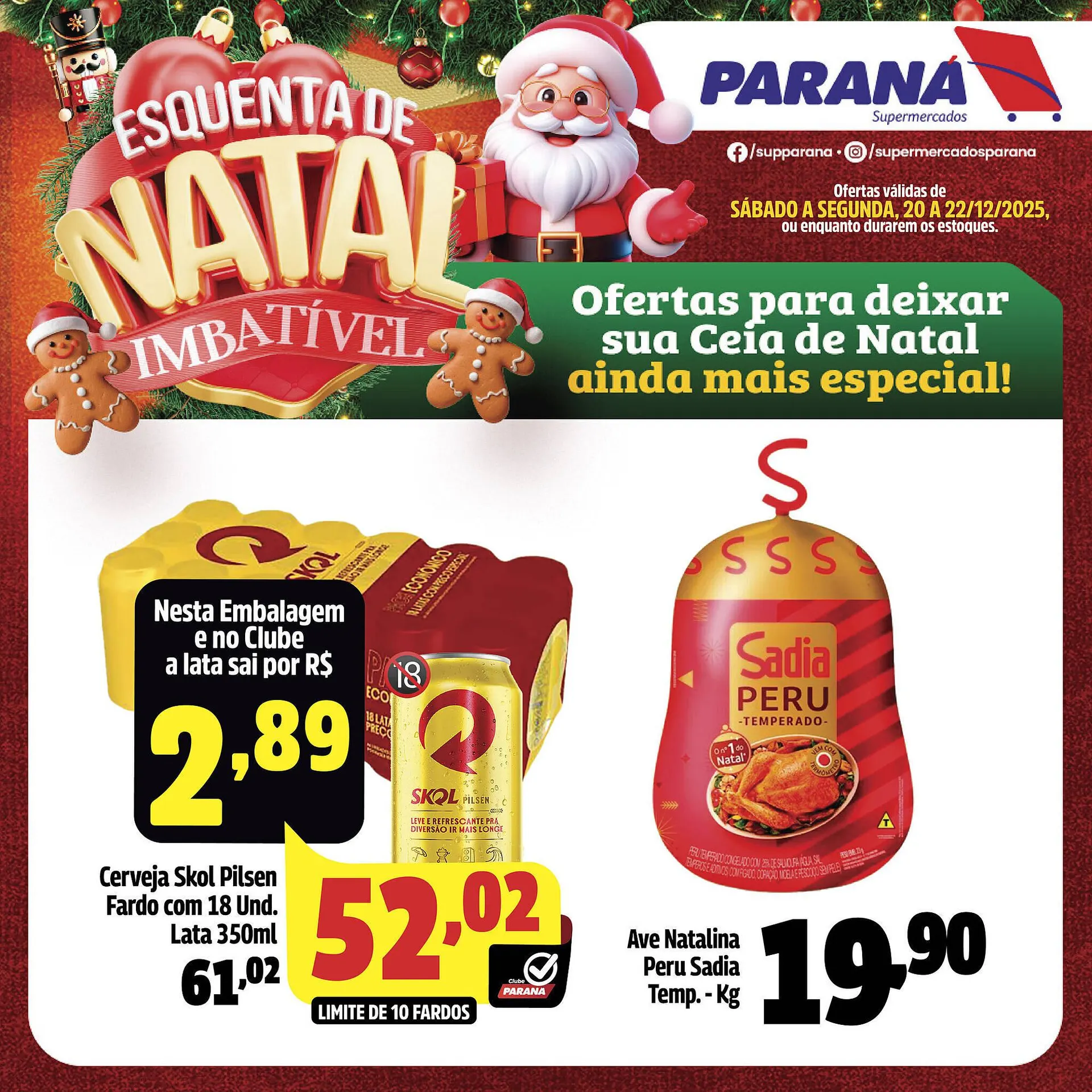 Encarte de Folheto Supermercado Paraná 20 de dezembro até 22 de dezembro 2025 - Pagina 3