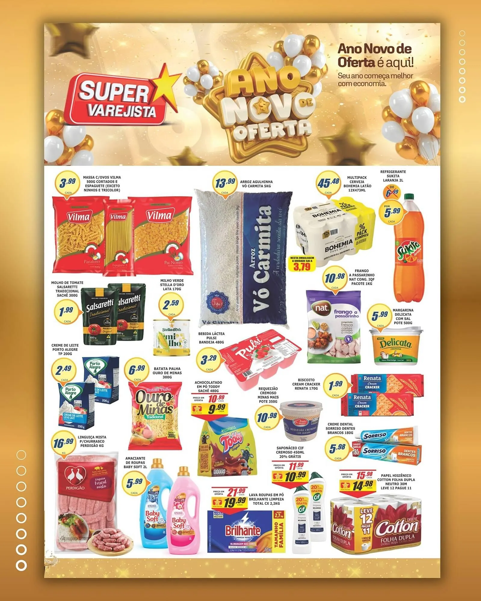 Encarte de Folheto Super Varejista 8 de janeiro até 18 de janeiro 2026 - Pagina 1