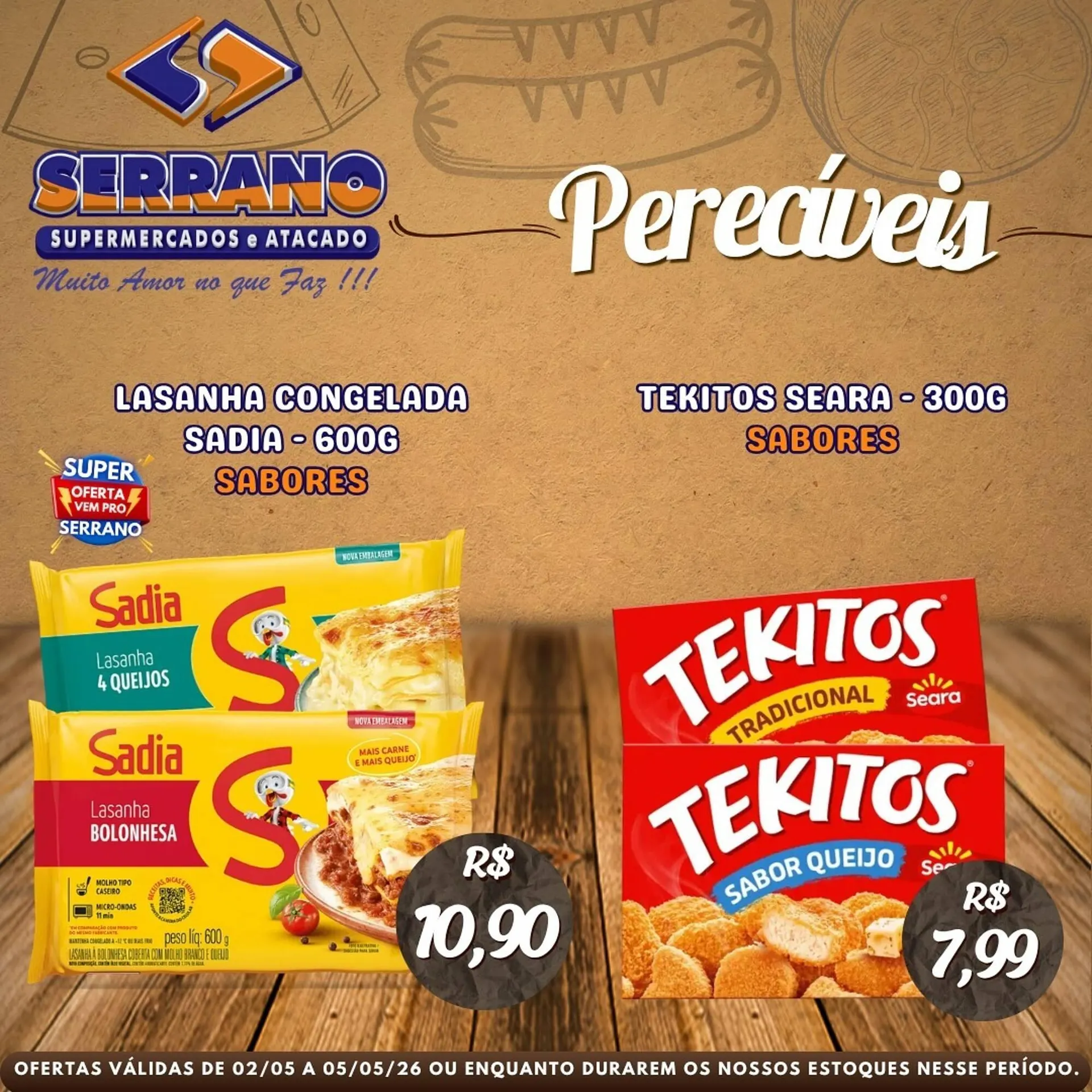 Encarte de Catálogo Serrano Supermercado 3 de maio até 5 de maio 2026 - Pagina 6