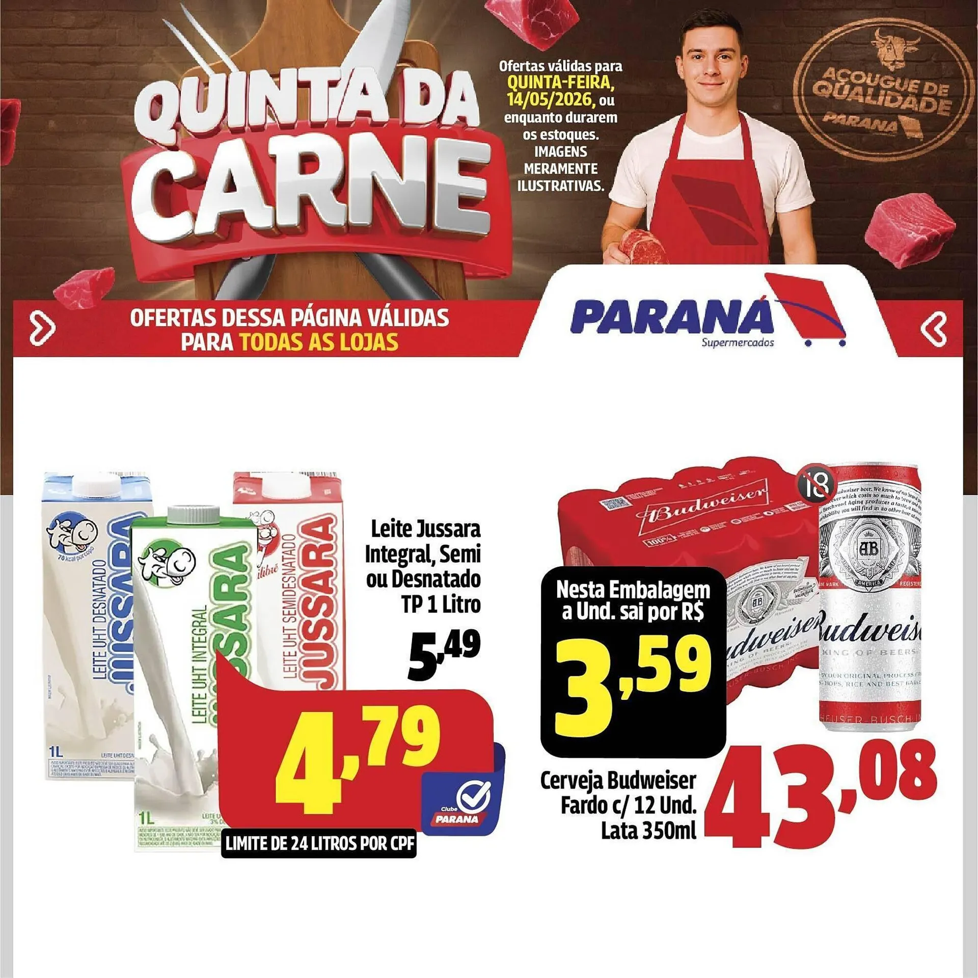 Encarte de Folheto Supermercado Paraná 14 de maio até 14 de maio 2026 - Pagina 3