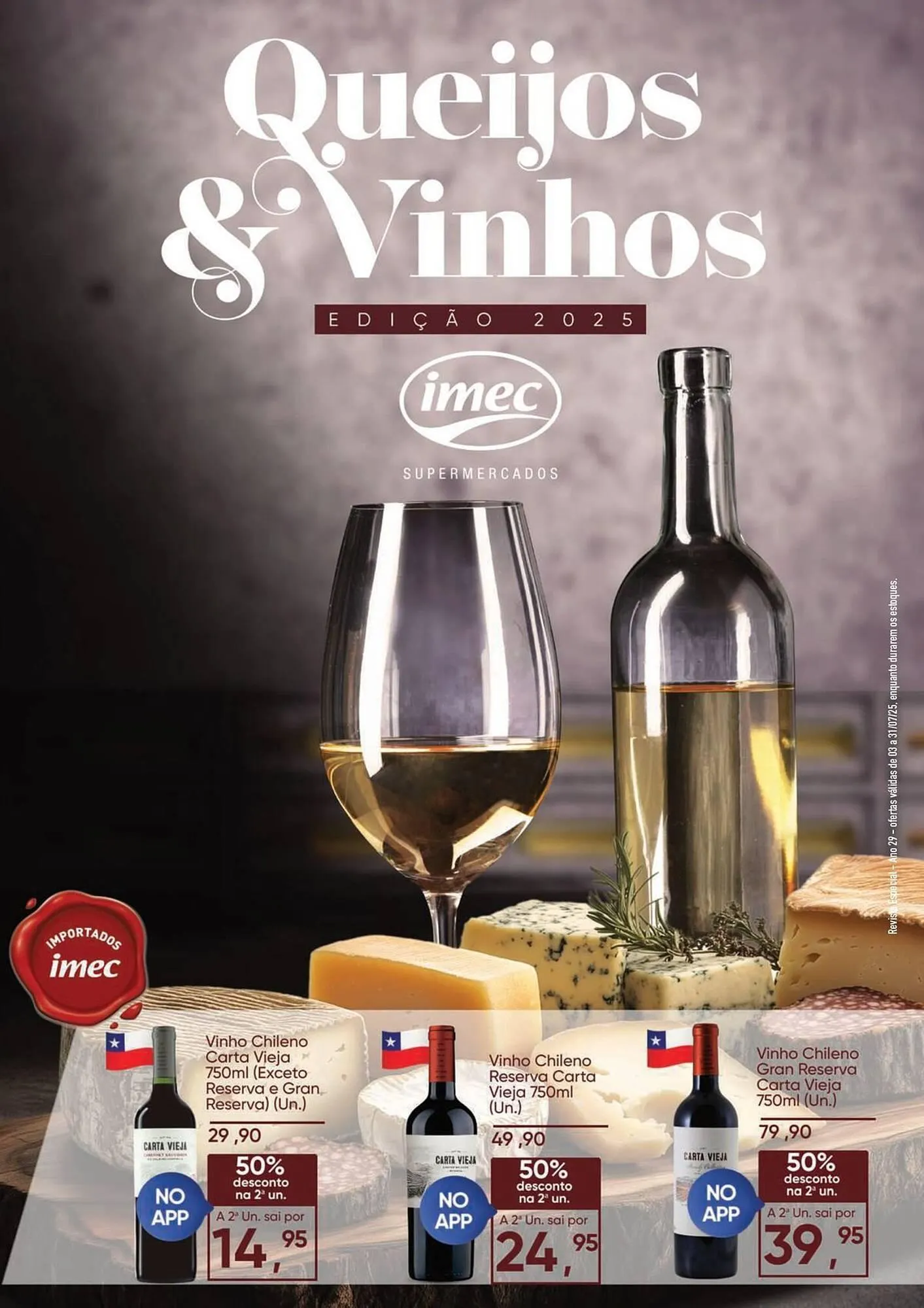 Encarte de Catálogo Imec Supermercados 3 de julho até 31 de julho 2025 - Pagina 1