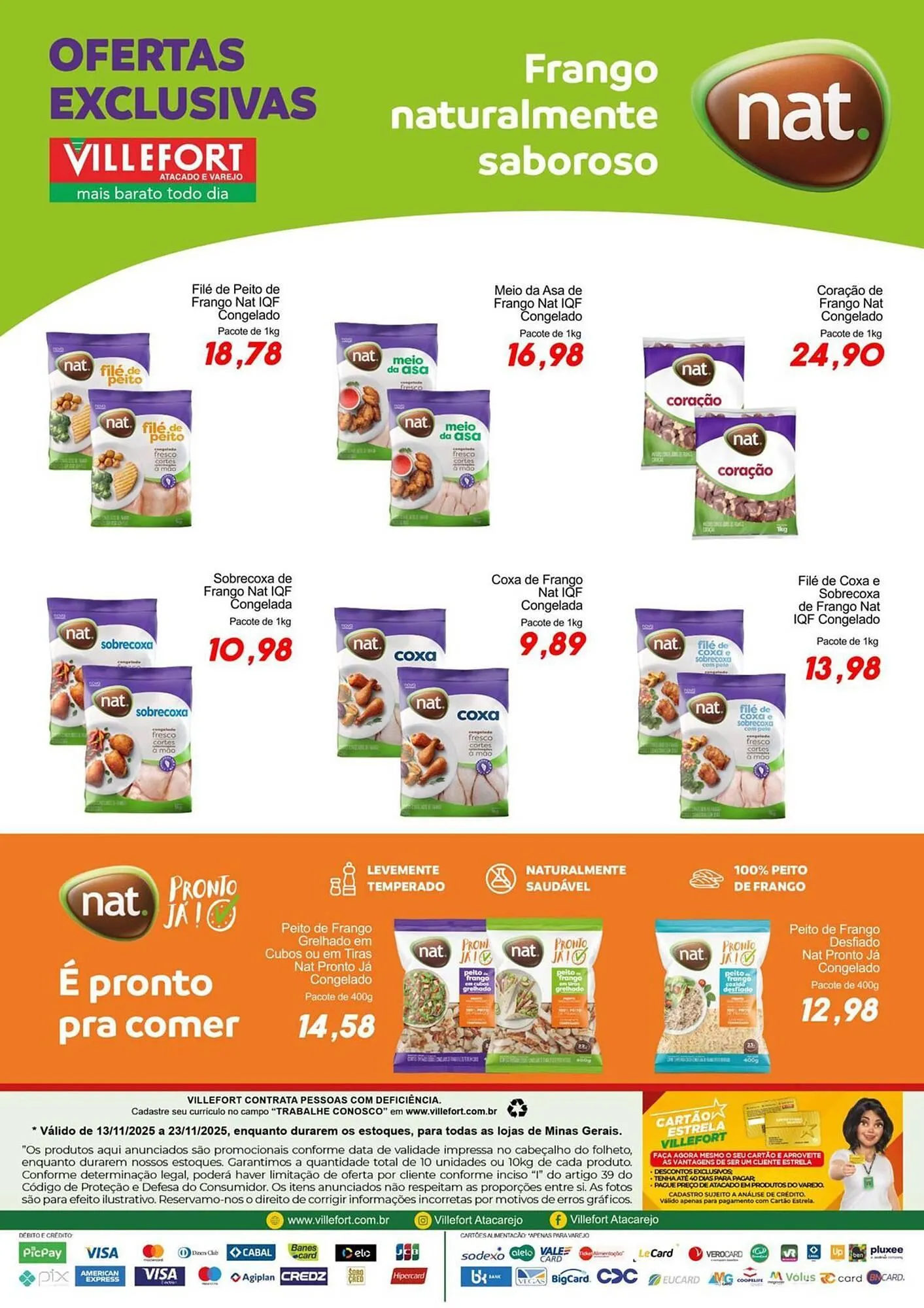 Encarte de Catálogo Villefort Atacadista 13 de novembro até 23 de novembro 2025 - Pagina 1