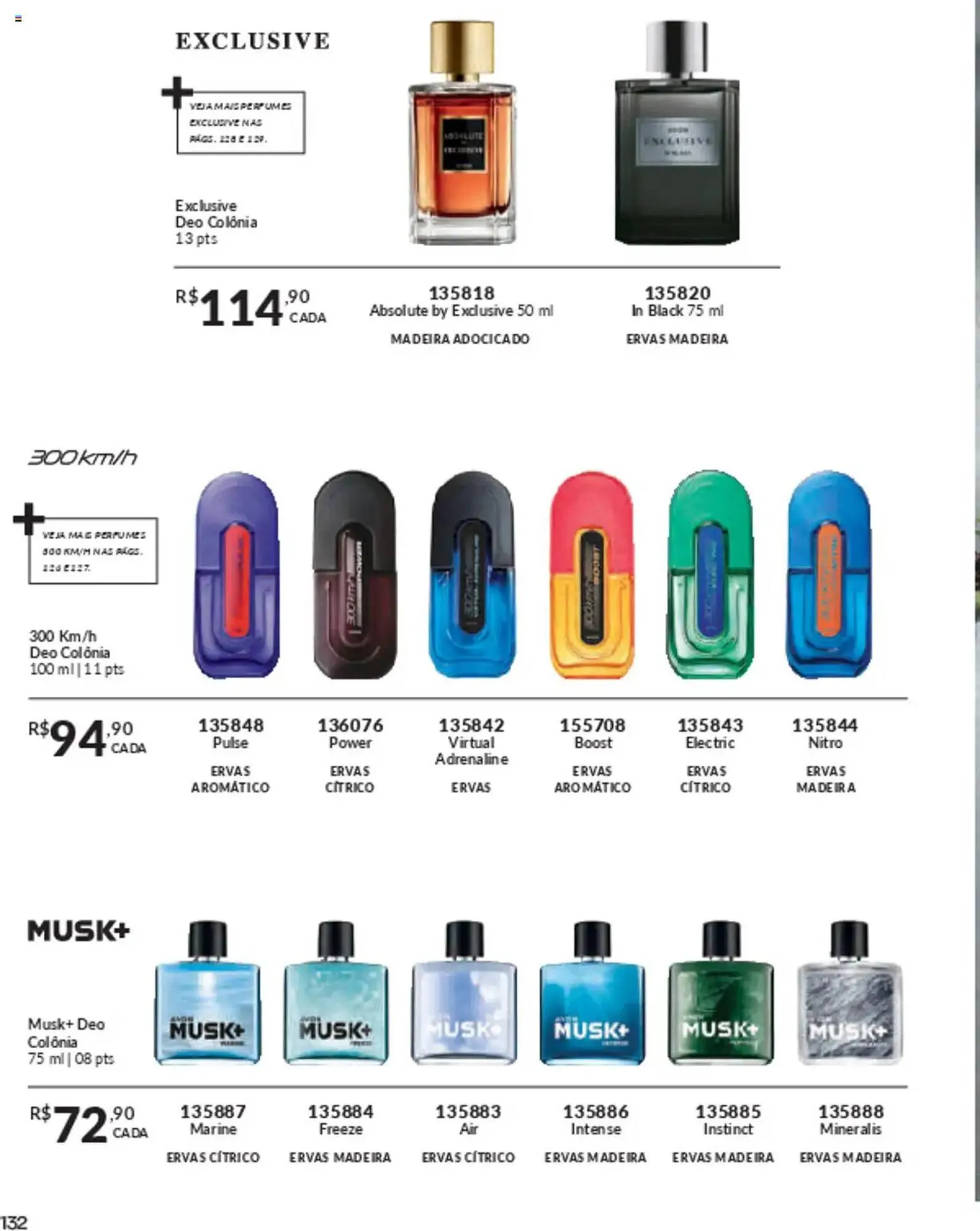 Encarte de Catálogo Avon 10 de março até 30 de junho 2025 - Pagina 132