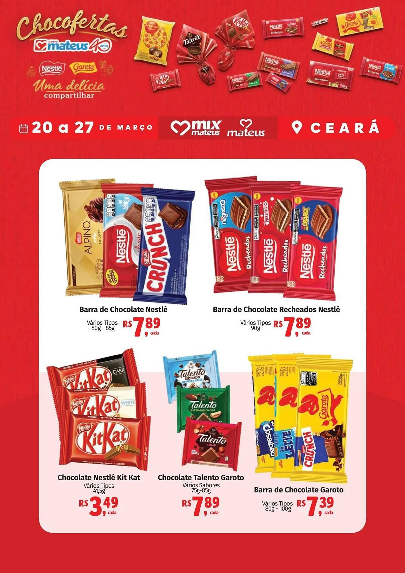 Encarte de Catálogo Supermercados Mateus 20 de março até 27 de março 2026 - Pagina 1