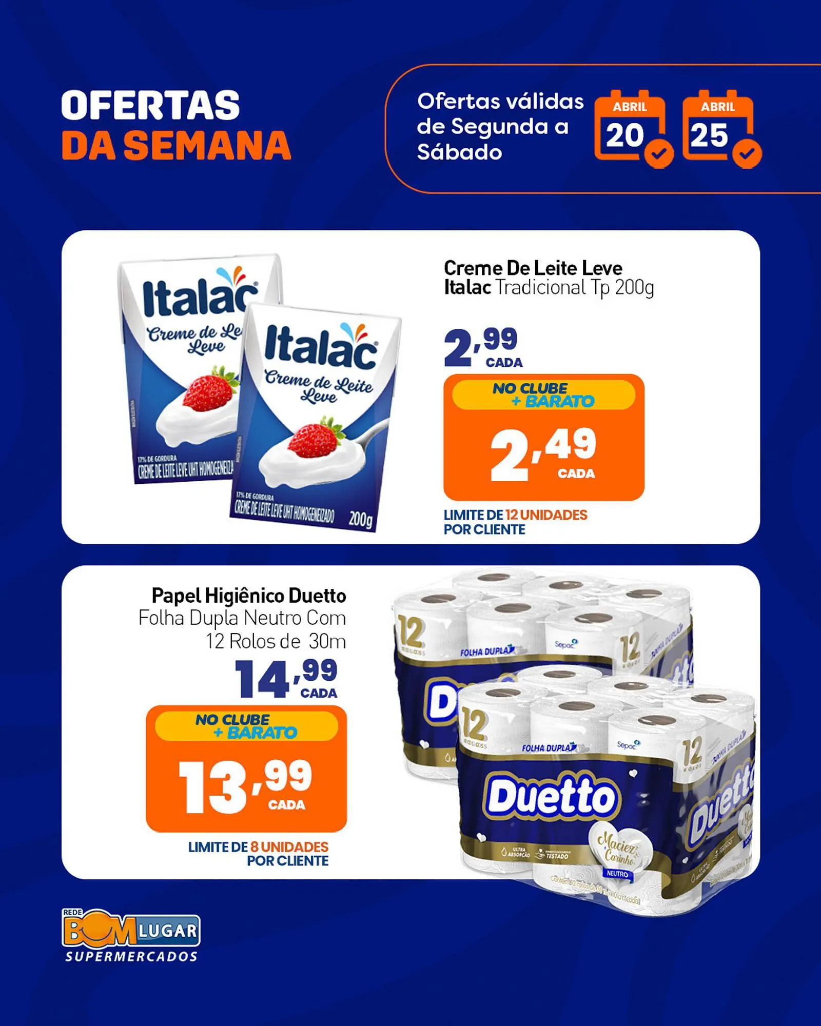 Encarte de Folheto Rede Bom Lugar 21 de abril até 25 de abril 2026 - Pagina 3