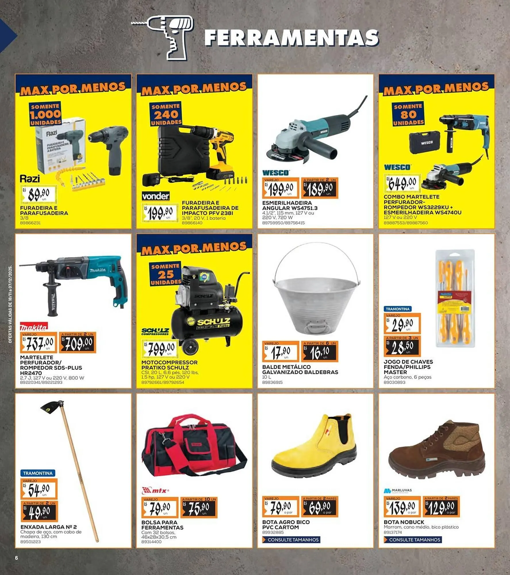 Encarte de Encarte Obramax 18 de novembro até 7 de dezembro 2025 - Pagina 6