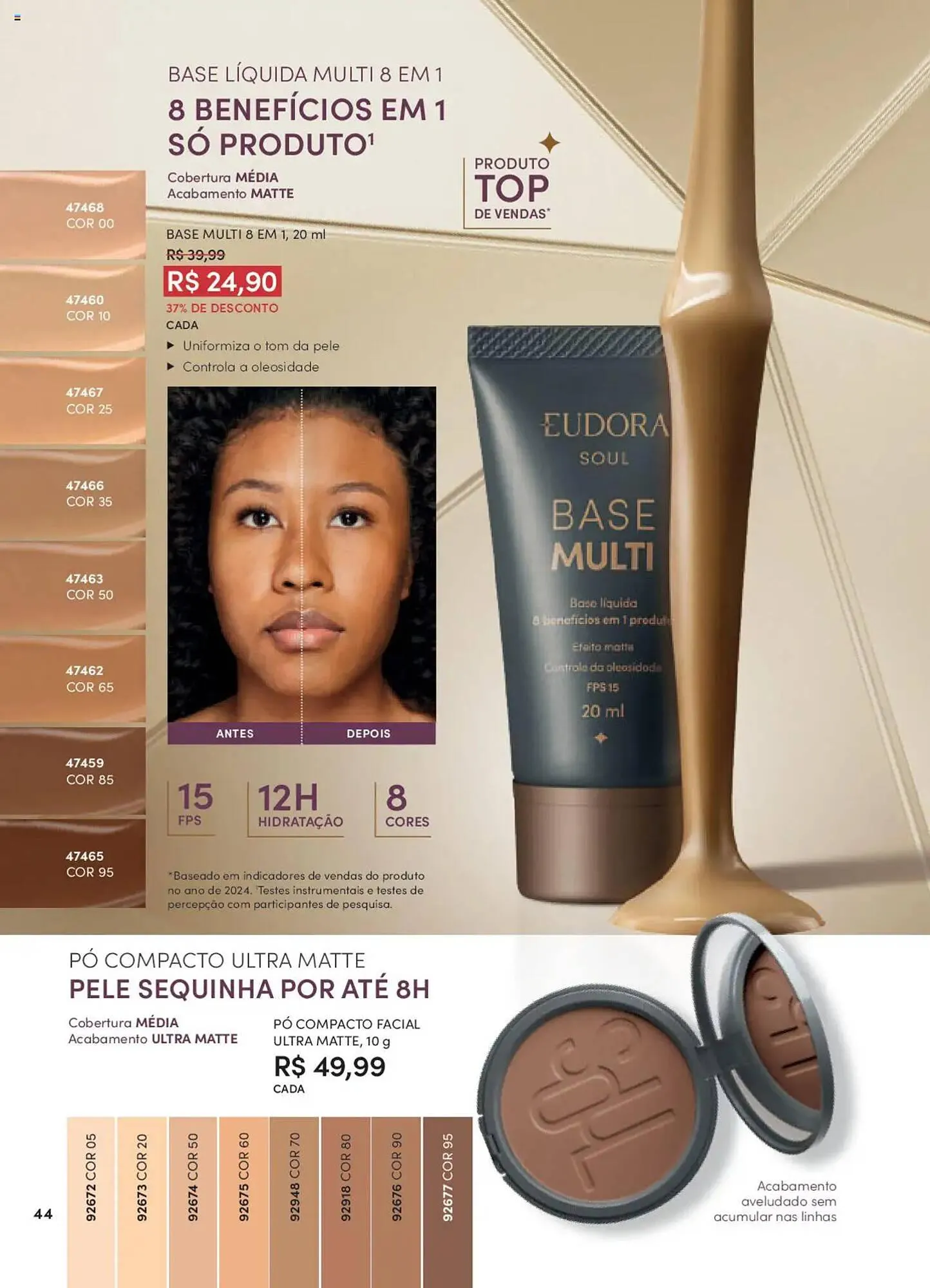 Encarte de Catálogo Eudora 8 de setembro até 3 de outubro 2025 - Pagina 44