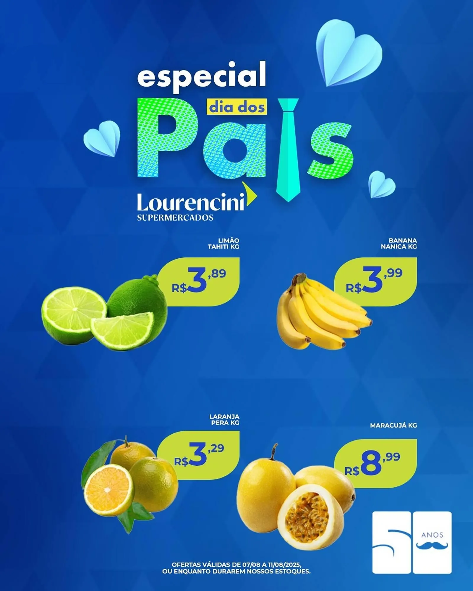 Encarte de Catálogo Lourencini Supermercados 8 de agosto até 11 de agosto 2025 - Pagina 2