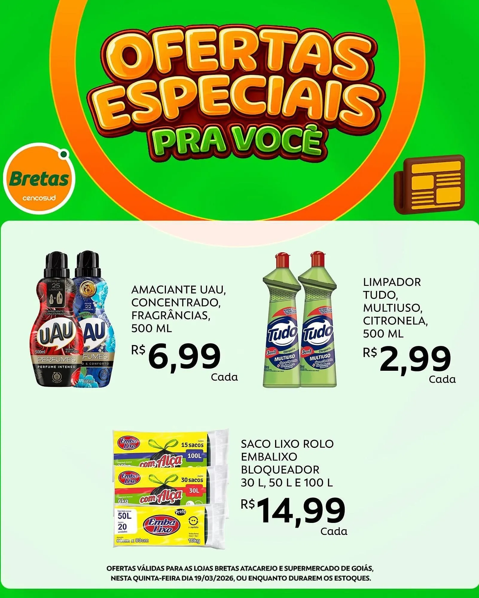 Encarte de Catálogo Supermercados Bretas 19 de março até 19 de março 2026 - Pagina 4