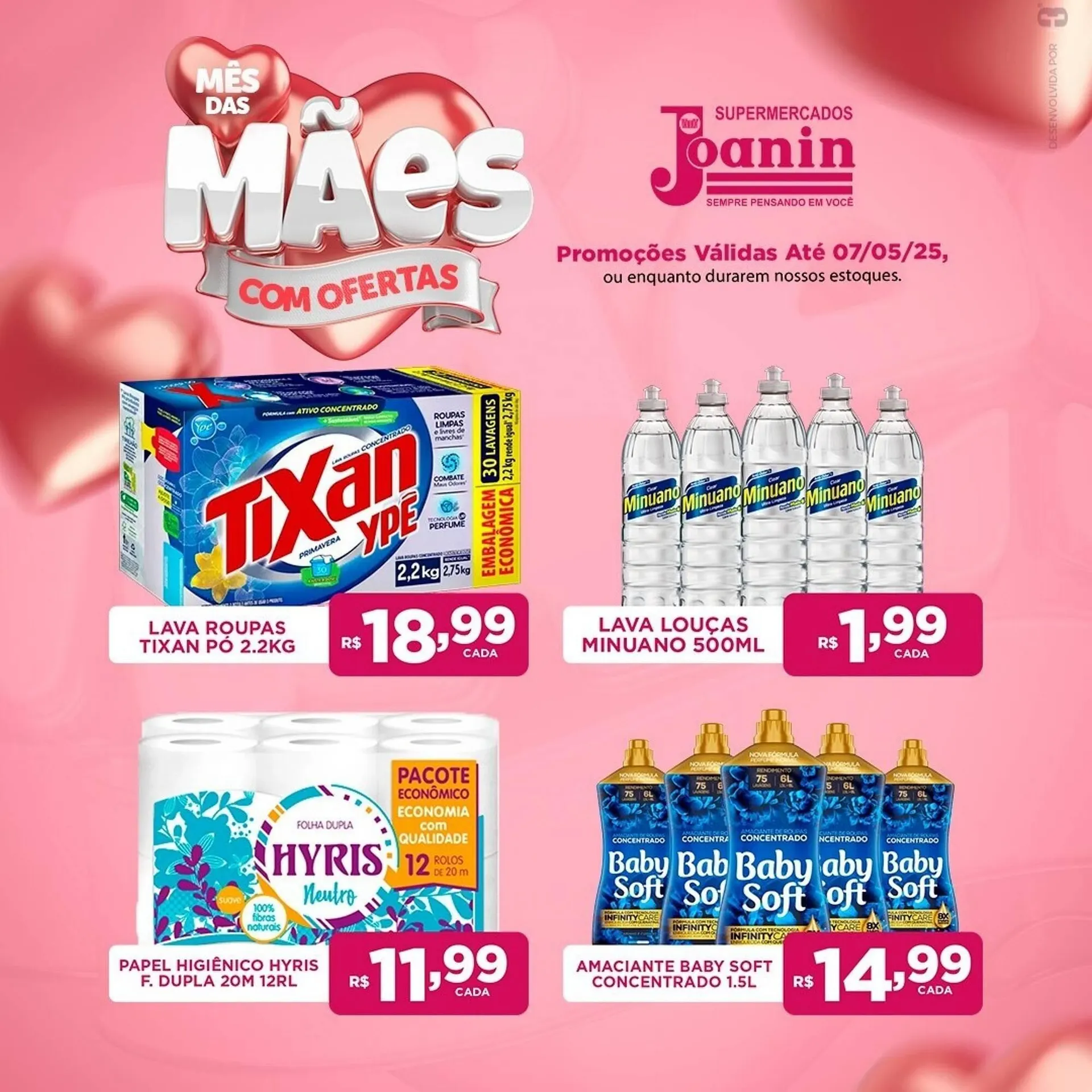 Encarte de Catálogo Supermercados Joanin 1 de maio até 7 de maio 2025 - Pagina 2