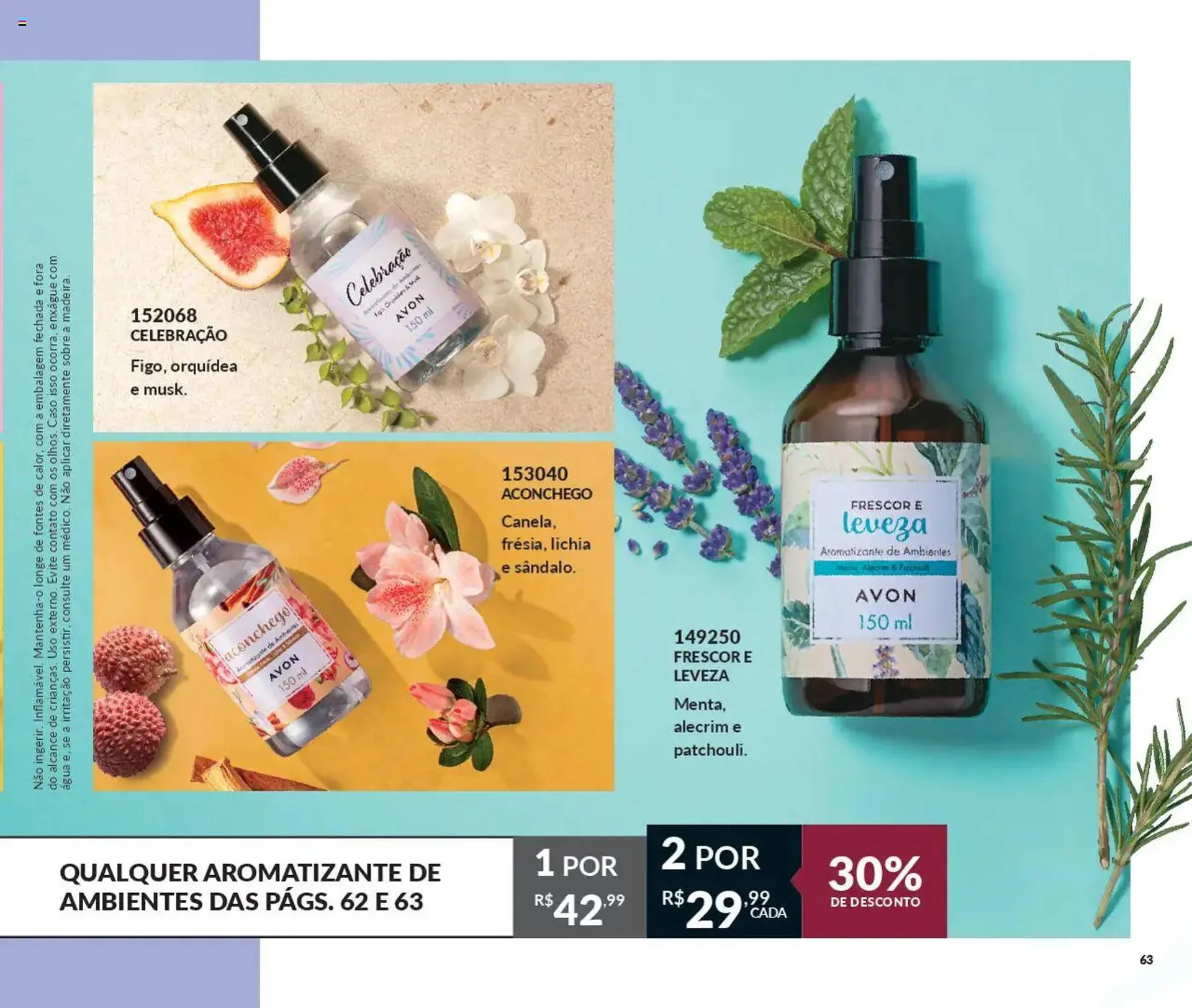 Encarte de Catálogo Avon 2 de maio até 1 de junho 2025 - Pagina 63