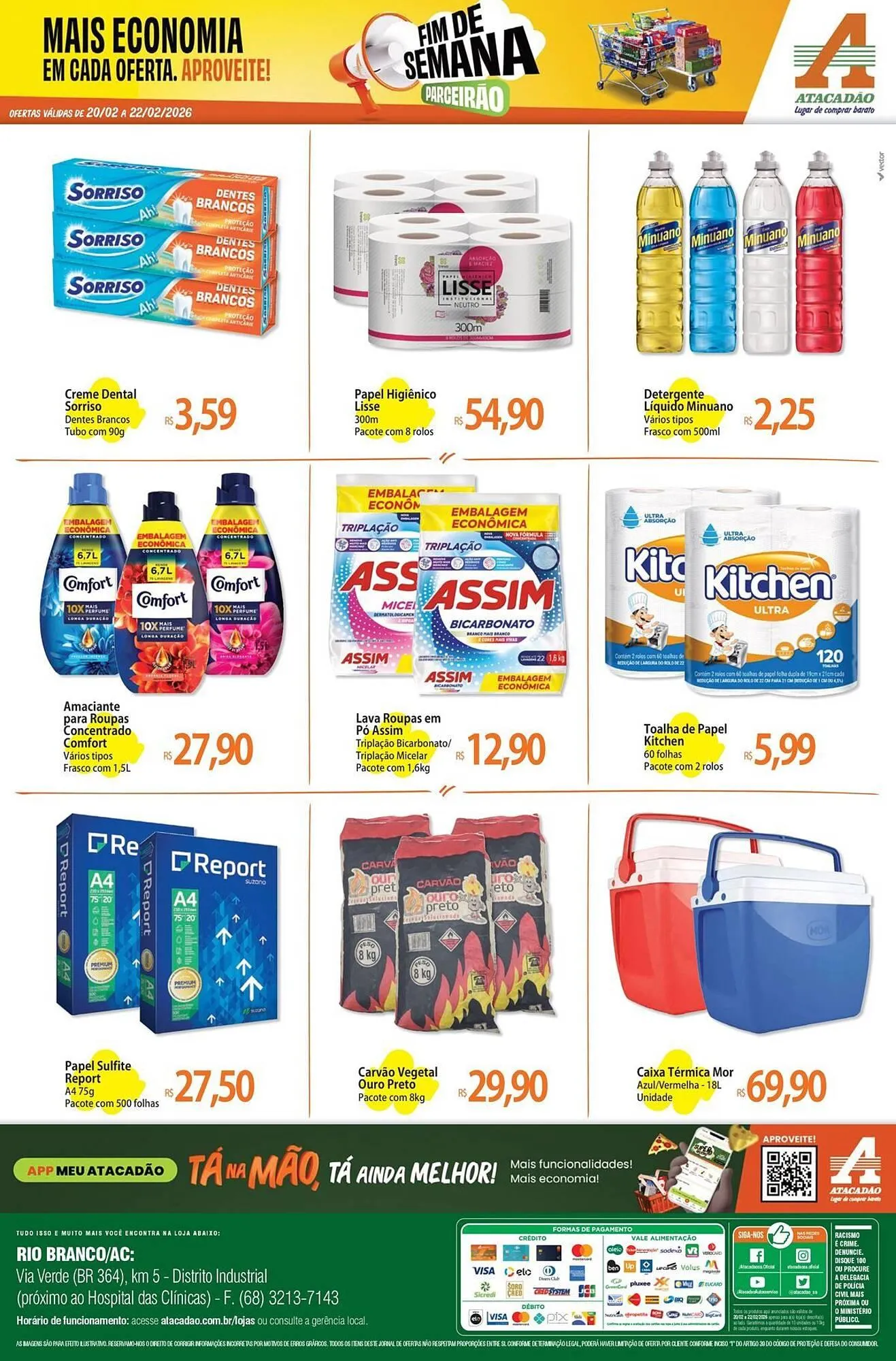 Encarte de Folheto Atacadão 20 de fevereiro até 22 de fevereiro 2026 - Pagina 2