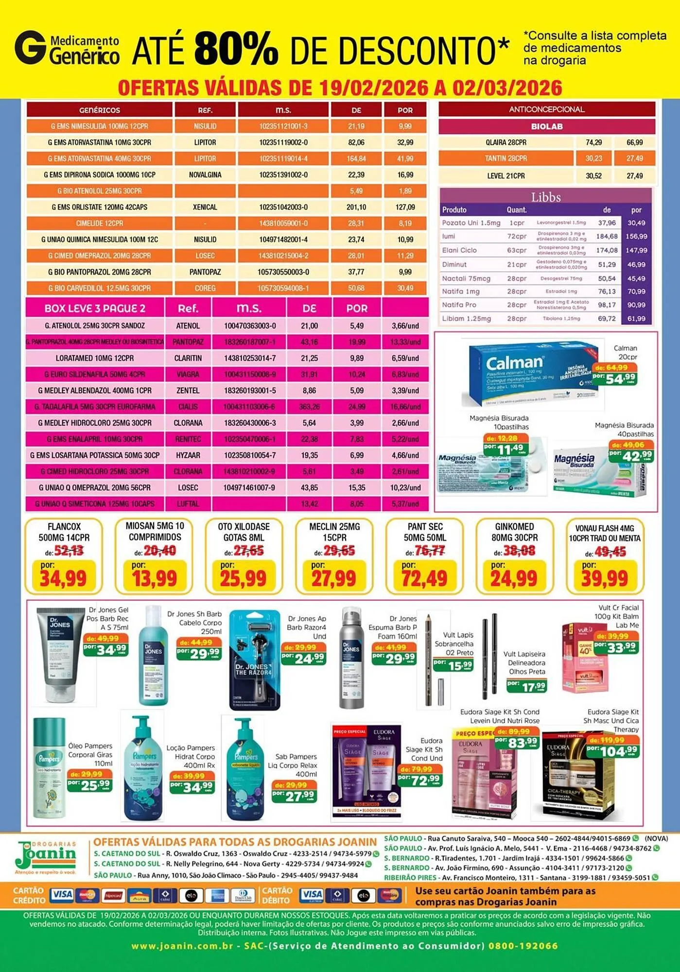 Encarte de Catálogo Supermercados Joanin 24 de fevereiro até 3 de abril 2026 - Pagina 6