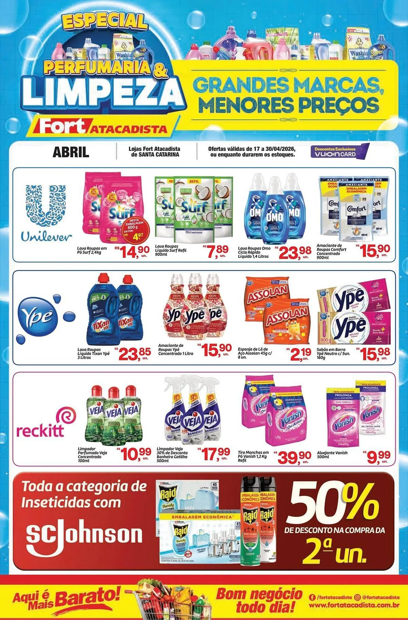 Encarte de Tabloide Fort Atacadista 17 de abril até 30 de abril 2026 - Pagina 1