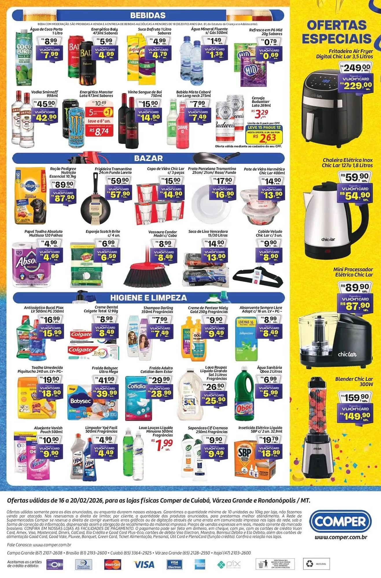 Encarte de Folheto Comper 16 de fevereiro até 20 de fevereiro 2026 - Pagina 4