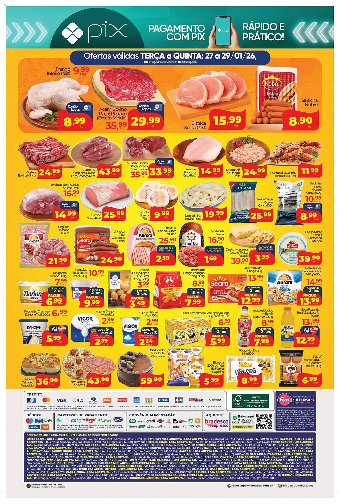 Encarte de Folheto Lopes Supermercados 27 de janeiro até 29 de janeiro 2026 - Pagina 2