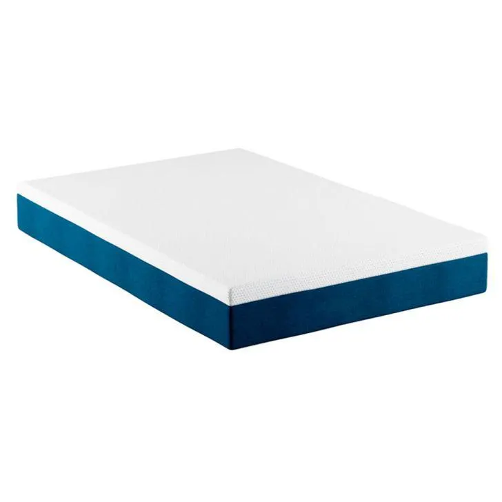 Colchão Viúva Guldi Macio Mola Ensacada (25x128x188) Branco e Azul
