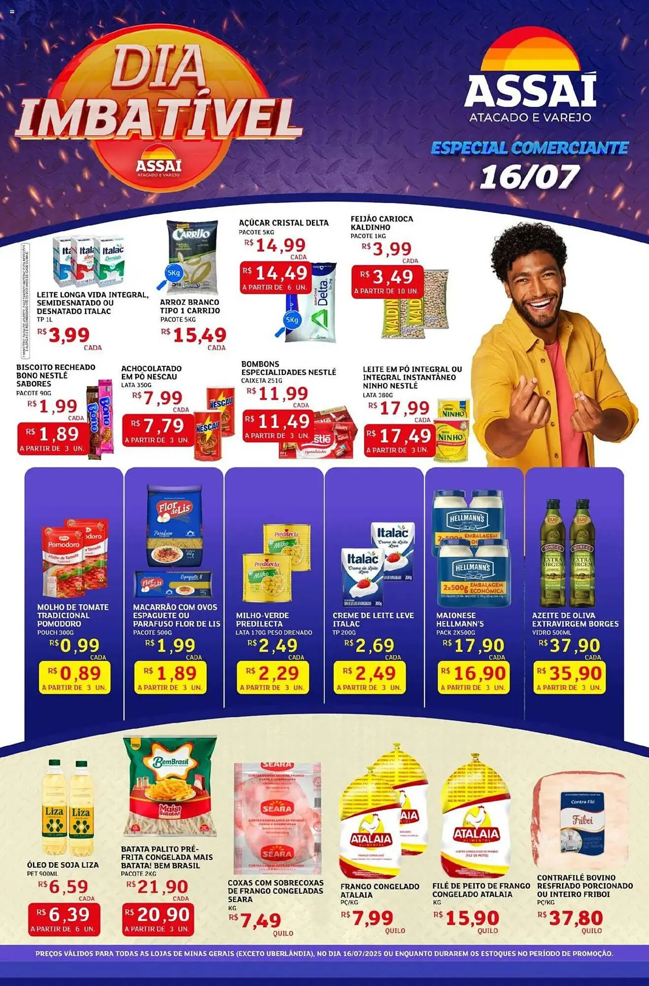 Encarte de Catálogo Assaí Atacadista 16 de julho até 16 de julho 2025 - Pagina 1