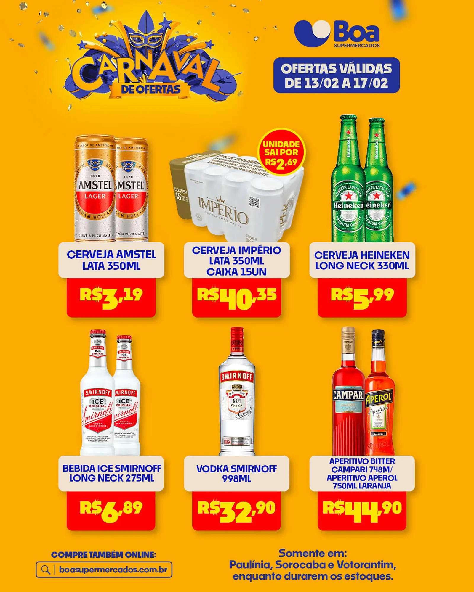 Encarte de Tabloide Boa Supermercados 13 de fevereiro até 17 de fevereiro 2026 - Pagina 2