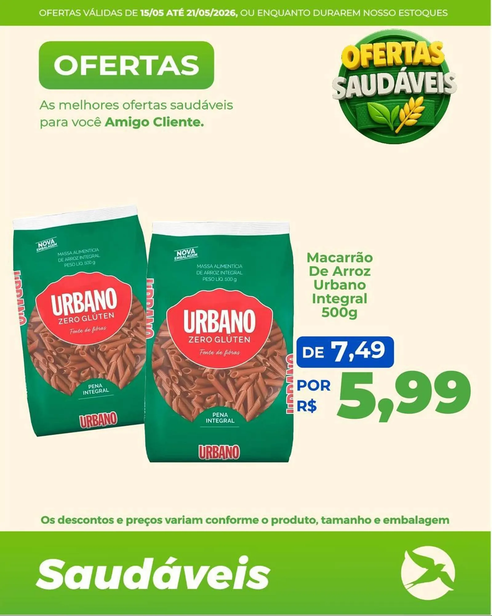 Encarte de Folheto Andorinha Hipermercado 15 de maio até 21 de maio 2026 - Pagina 1