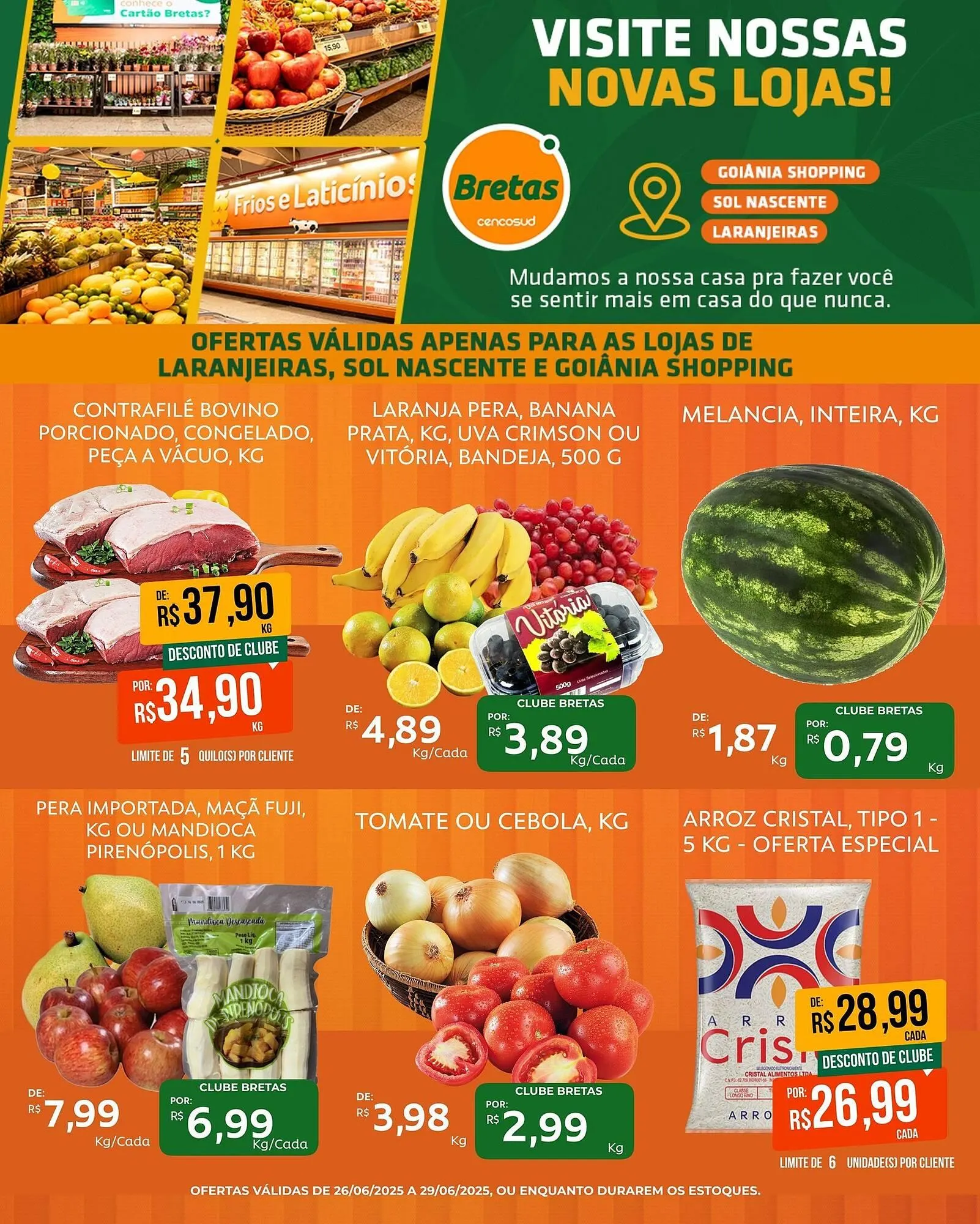 Encarte de Catálogo Supermercados Bretas 26 de junho até 29 de junho 2025 - Pagina 2