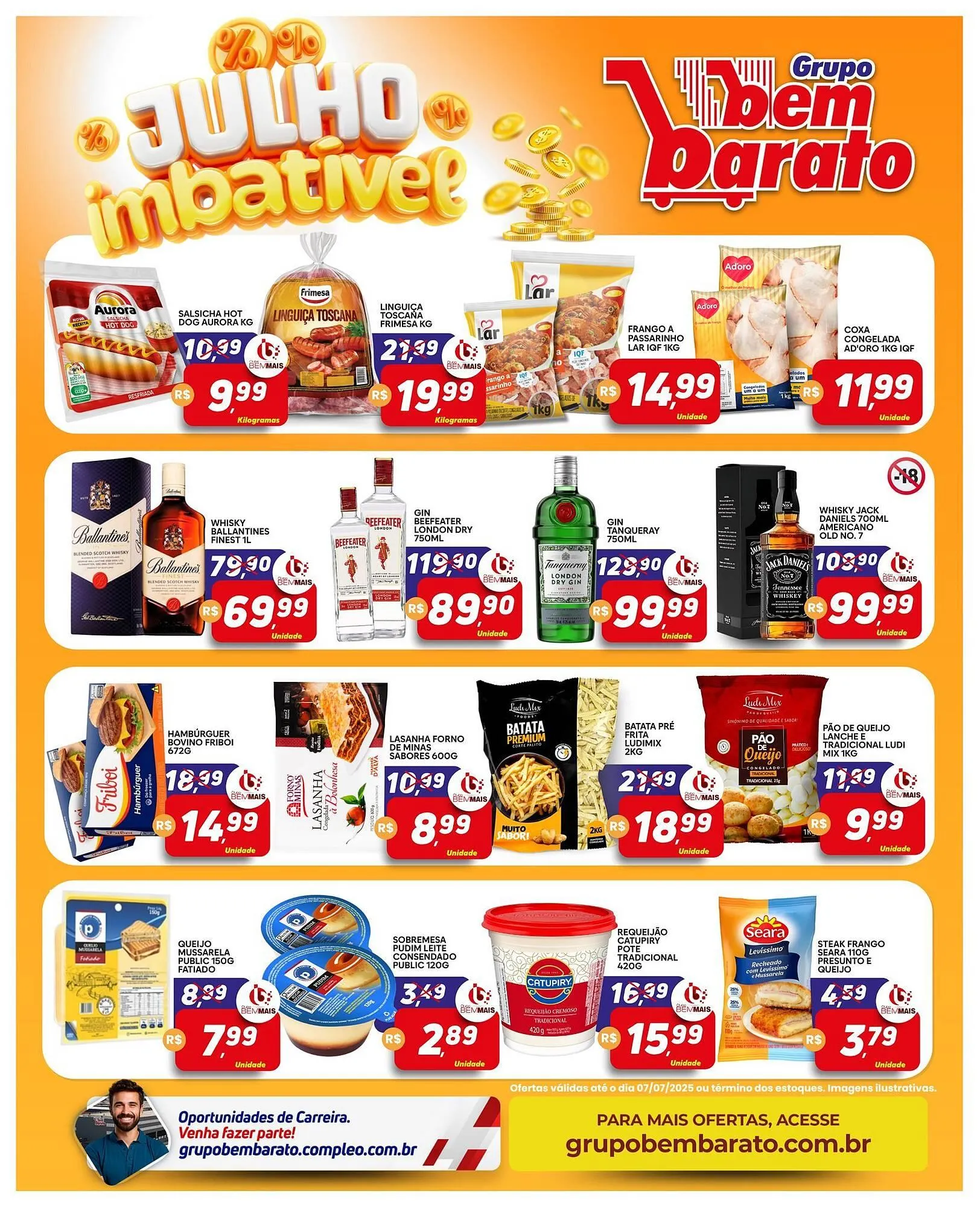Encarte de Catálogo Supermercado Bem Barato 1 de julho até 7 de julho 2025 - Pagina 2