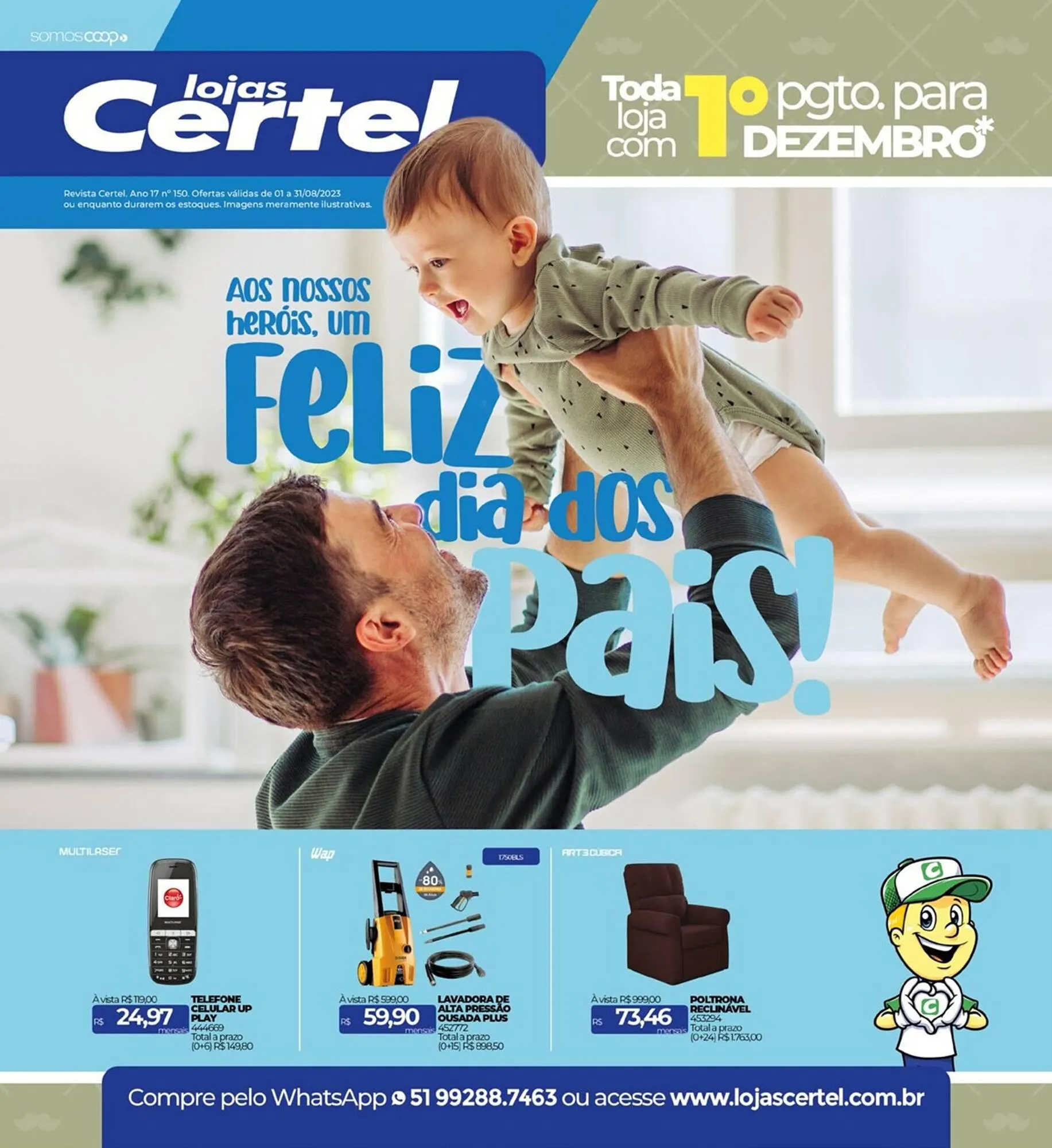 Encarte de Catálogo Lojas Certel 1 de agosto até 31 de agosto 2023 - Pagina 1