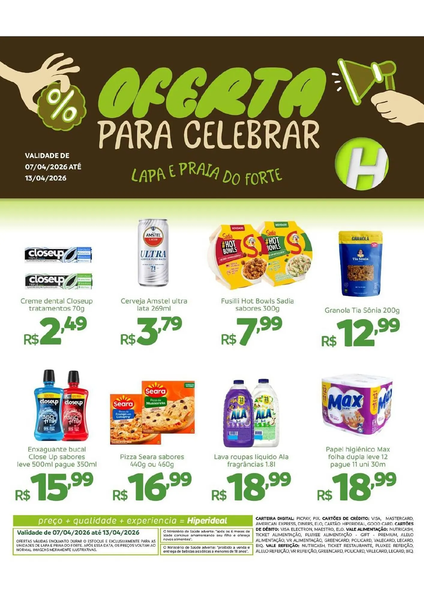 Encarte de Catálogo Hiperideal Supermercados 3 de abril até 13 de abril 2026 - Pagina 2