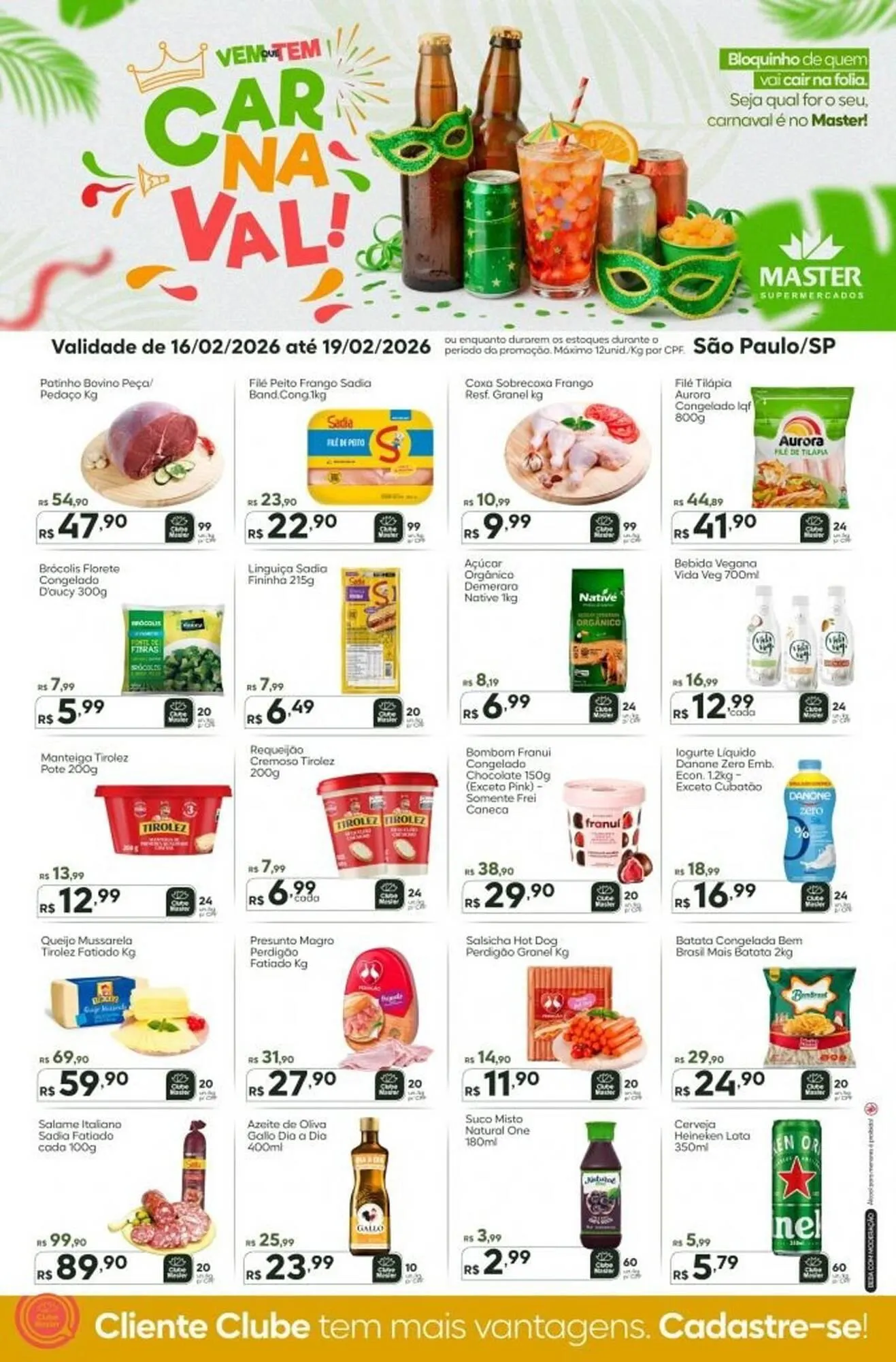 Folheto Master Supermercados - 1