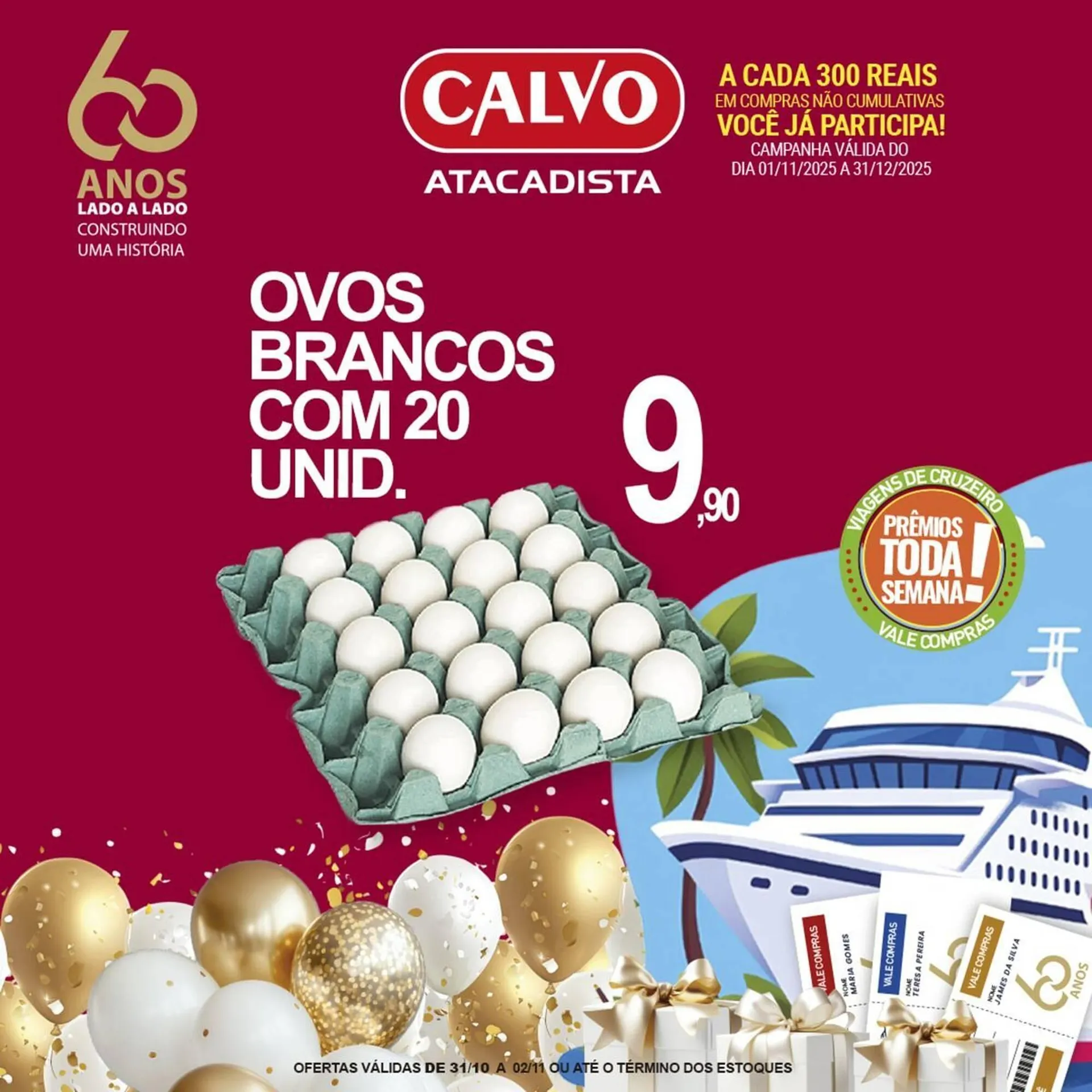 Encarte de Folheto Calvo Atacadista 1 de novembro até 31 de dezembro 2025 - Pagina 8