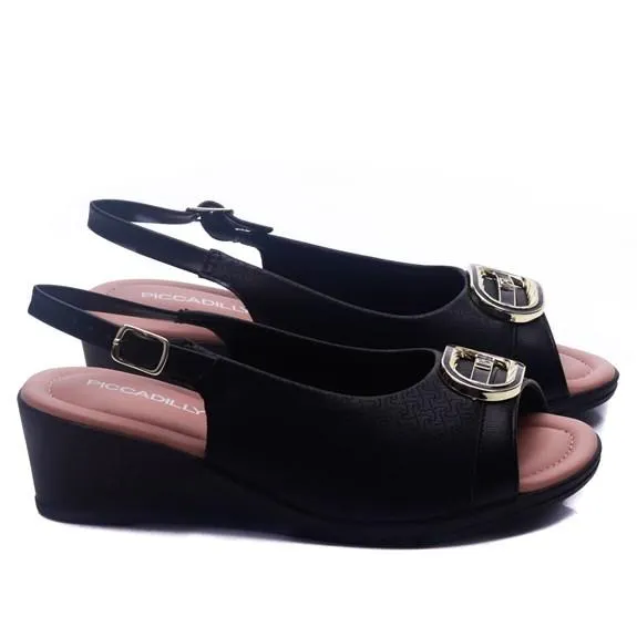 Sandália Feminina Piccadilly Anabela Strech 163021