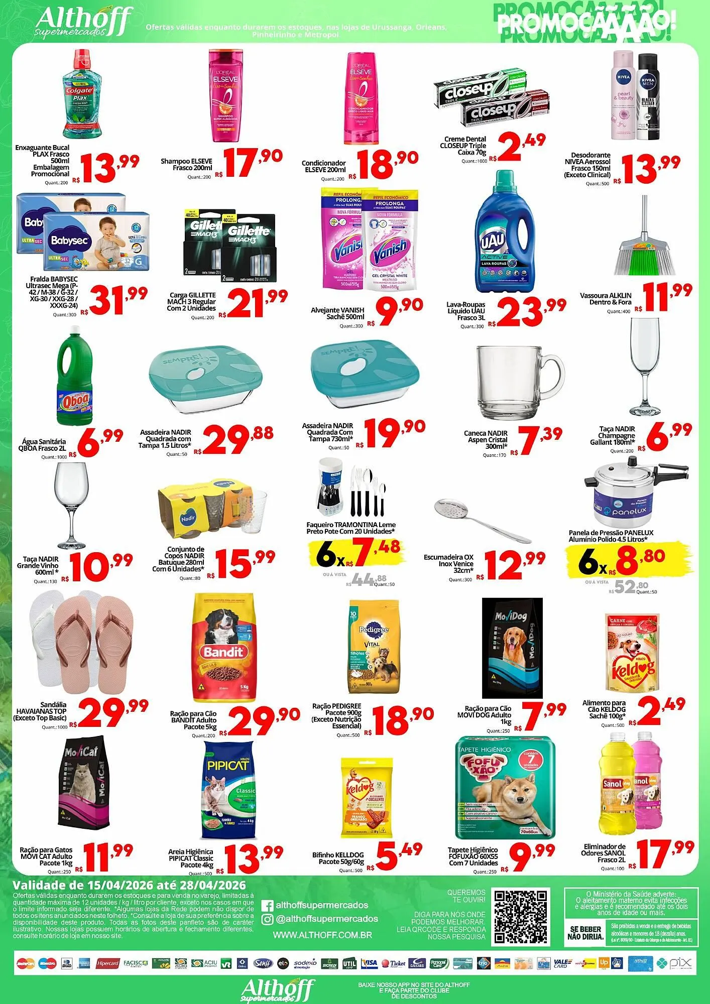 Encarte de Encarte Althoff Supermercados 15 de abril até 28 de abril 2026 - Pagina 4