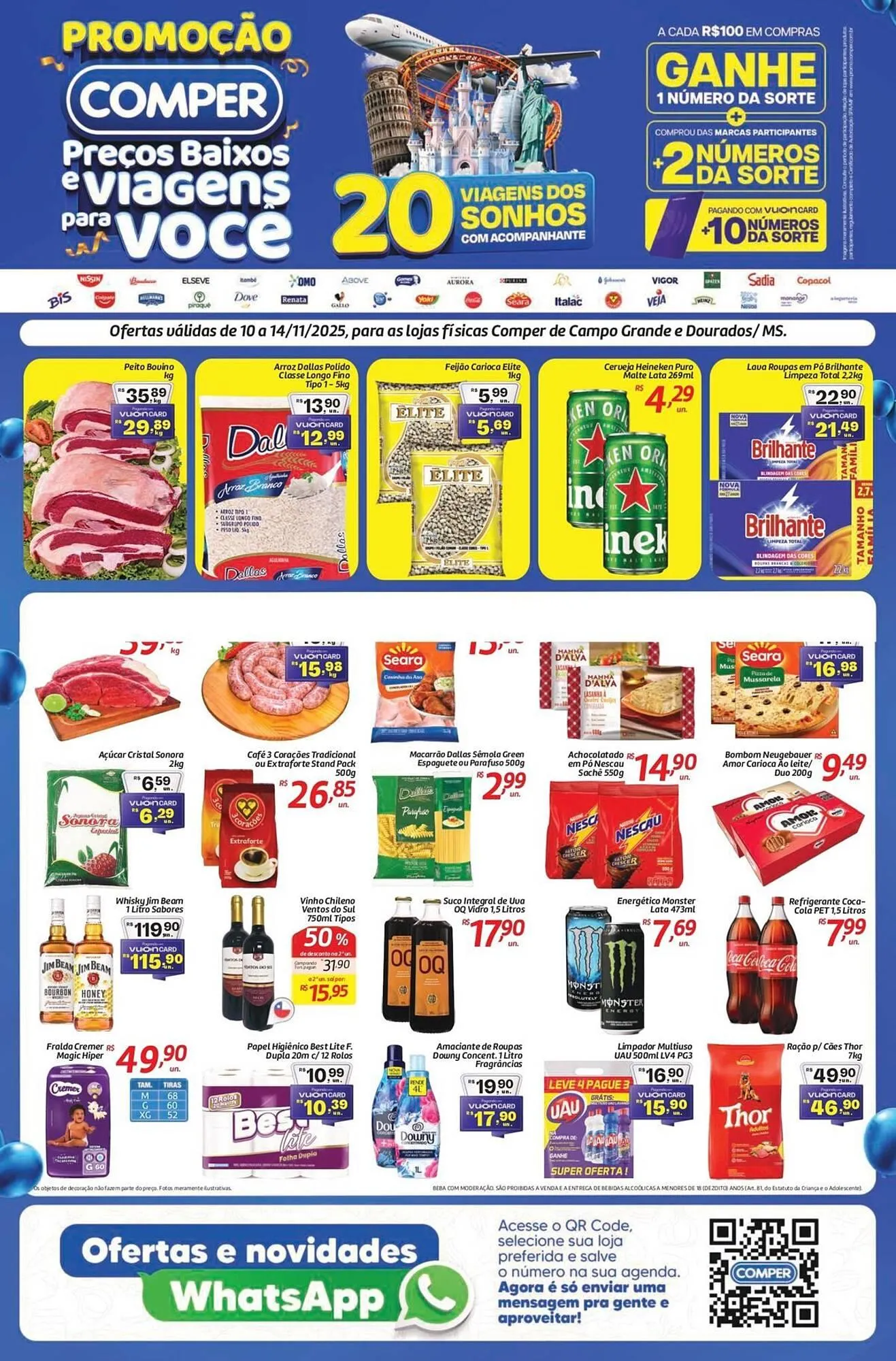 Encarte de Folheto Comper 10 de novembro até 14 de novembro 2025 - Pagina 1