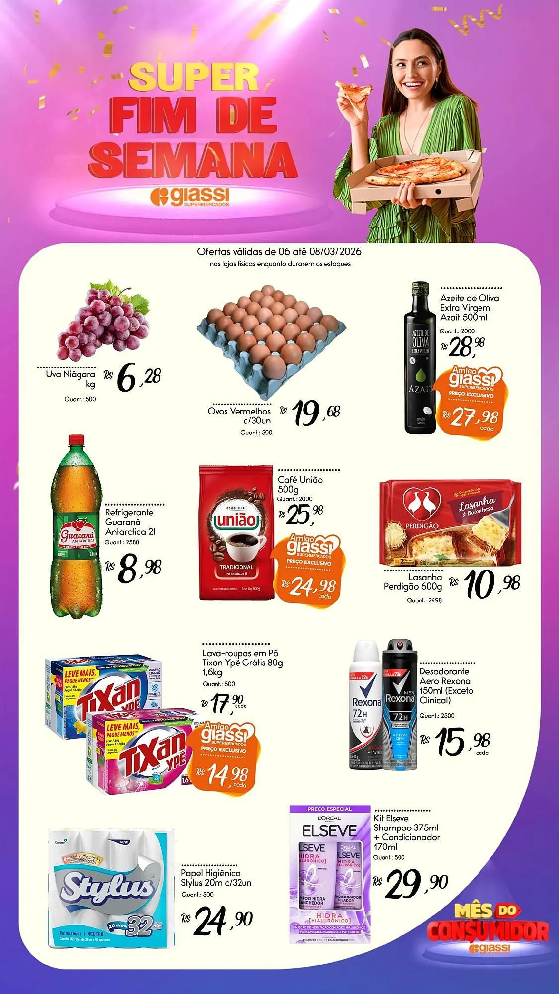 Encarte de Encarte Giassi Supermercados 6 de março até 8 de março 2026 - Pagina 2