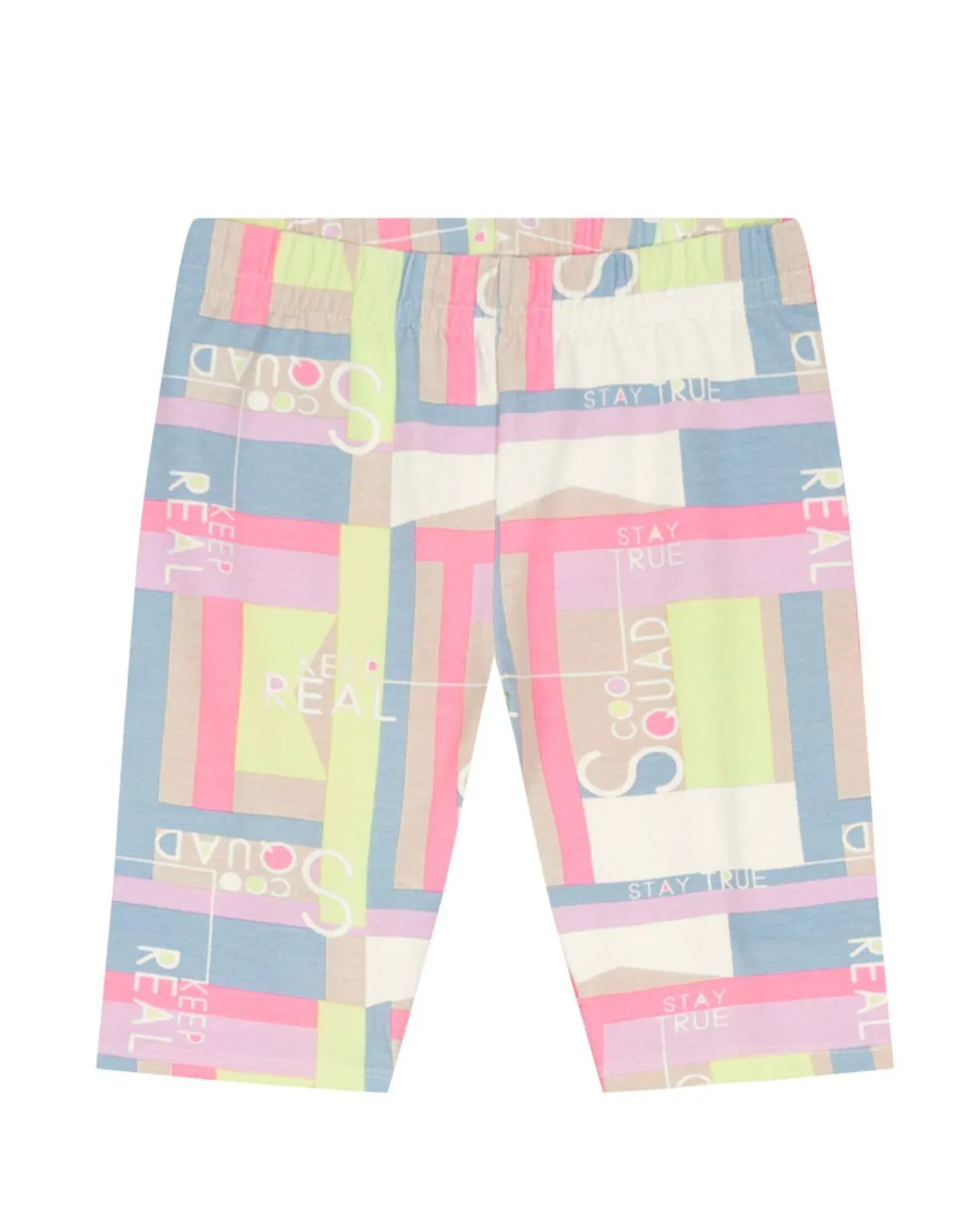 Bermuda ciclista básica infantil menina estampada Brandili