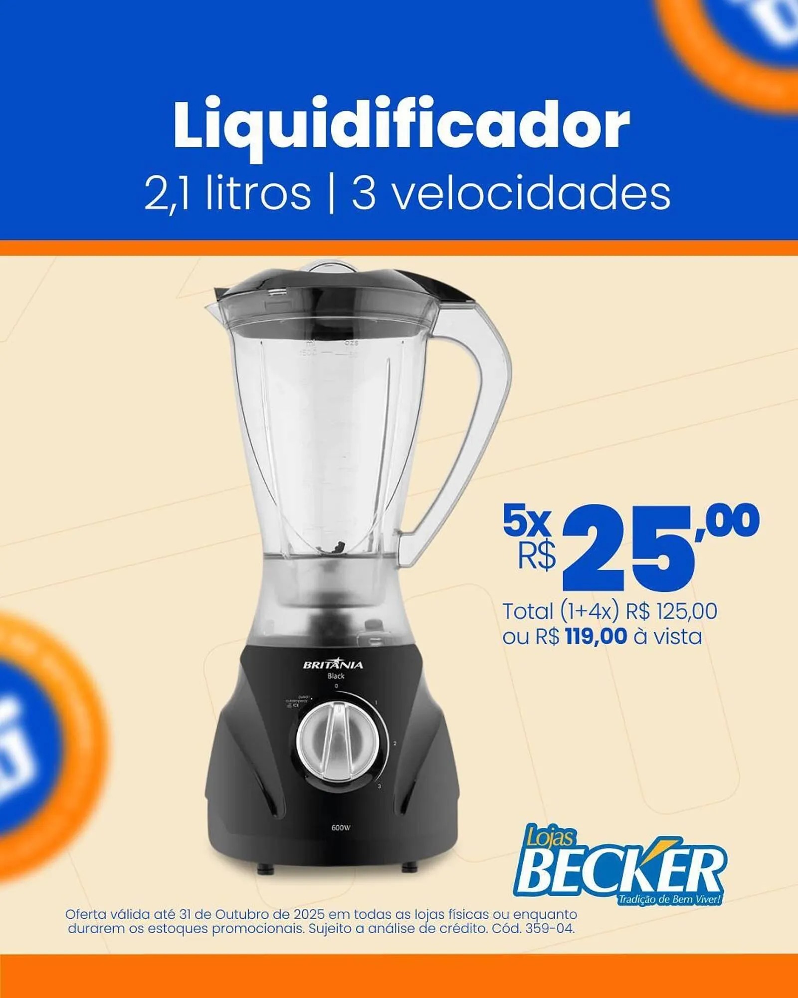 Encarte de Folheto Lojas Becker 8 de outubro até 31 de outubro 2025 - Pagina 3