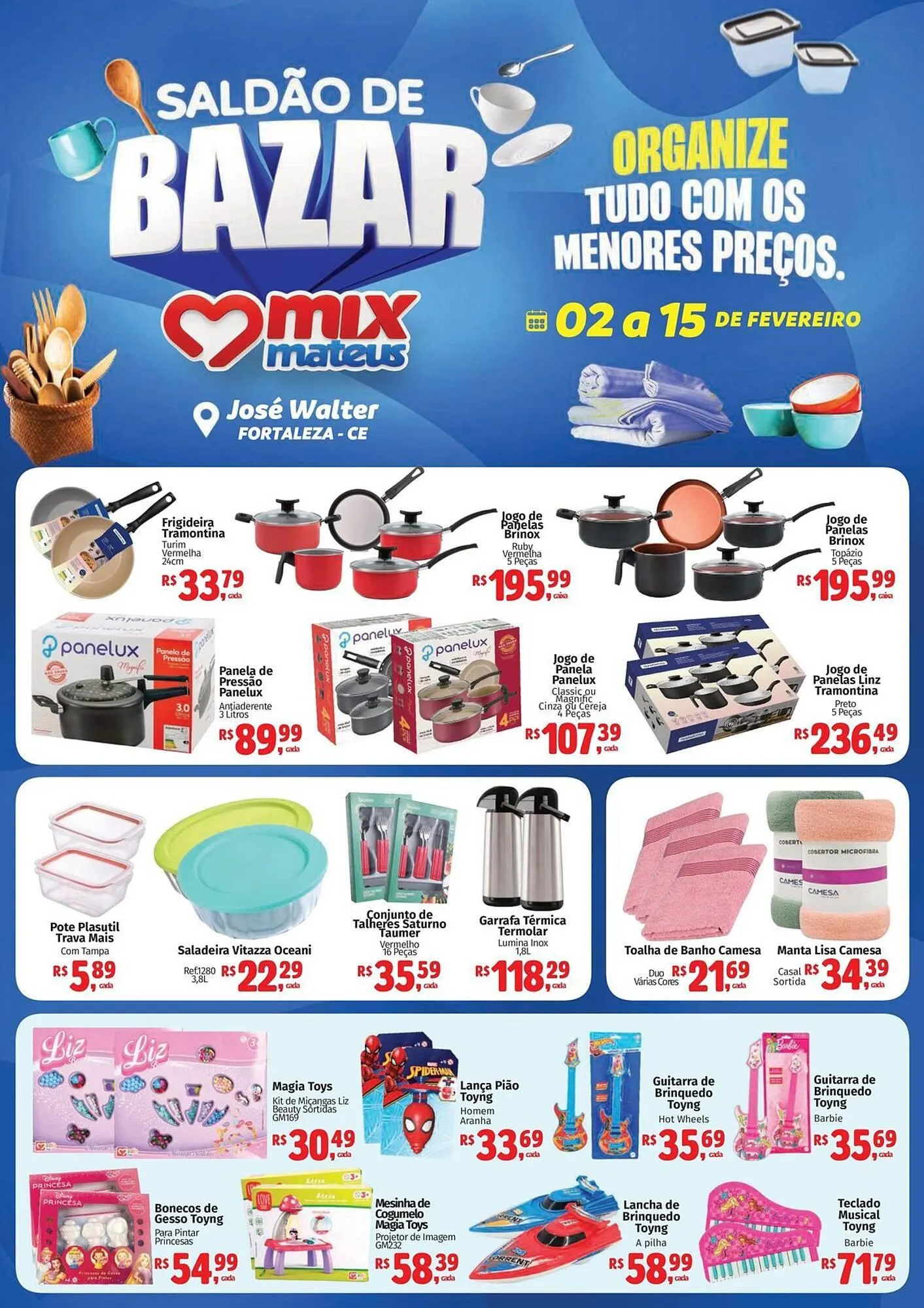 Encarte de Catálogo Supermercados Mateus 2 de fevereiro até 15 de fevereiro 2026 - Pagina 1