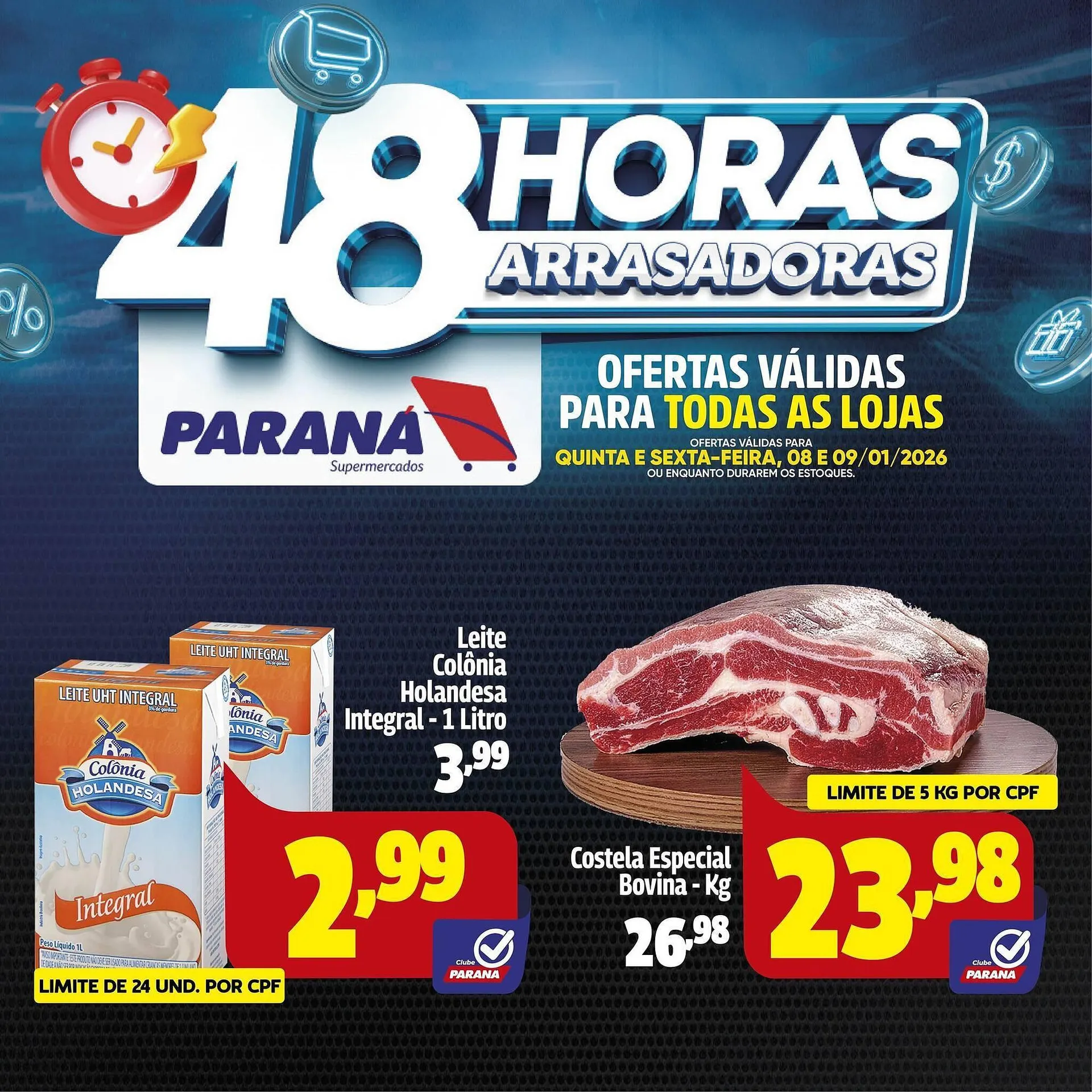 Encarte de Folheto Supermercado Paraná 8 de janeiro até 9 de janeiro 2026 - Pagina 2