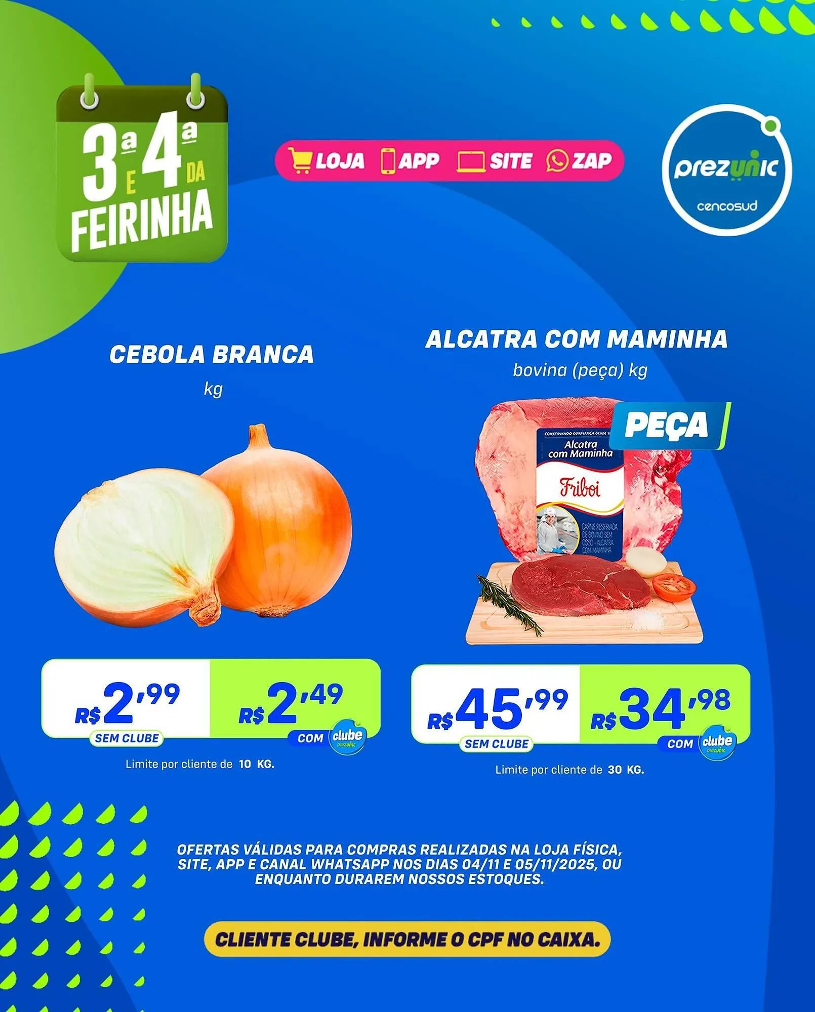 Encarte de Encarte Prezunic 4 de novembro até 5 de novembro 2025 - Pagina 3