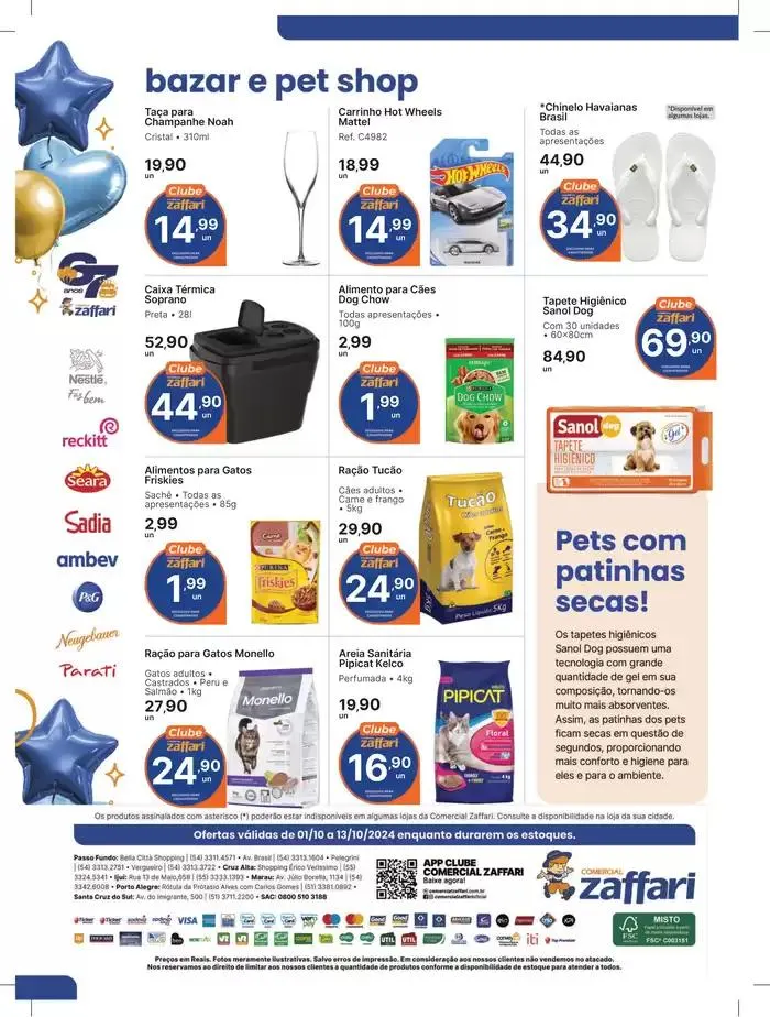 Encarte de 67 Anos Comercial Zaffari 4 de outubro até 13 de outubro 2024 - Pagina 20