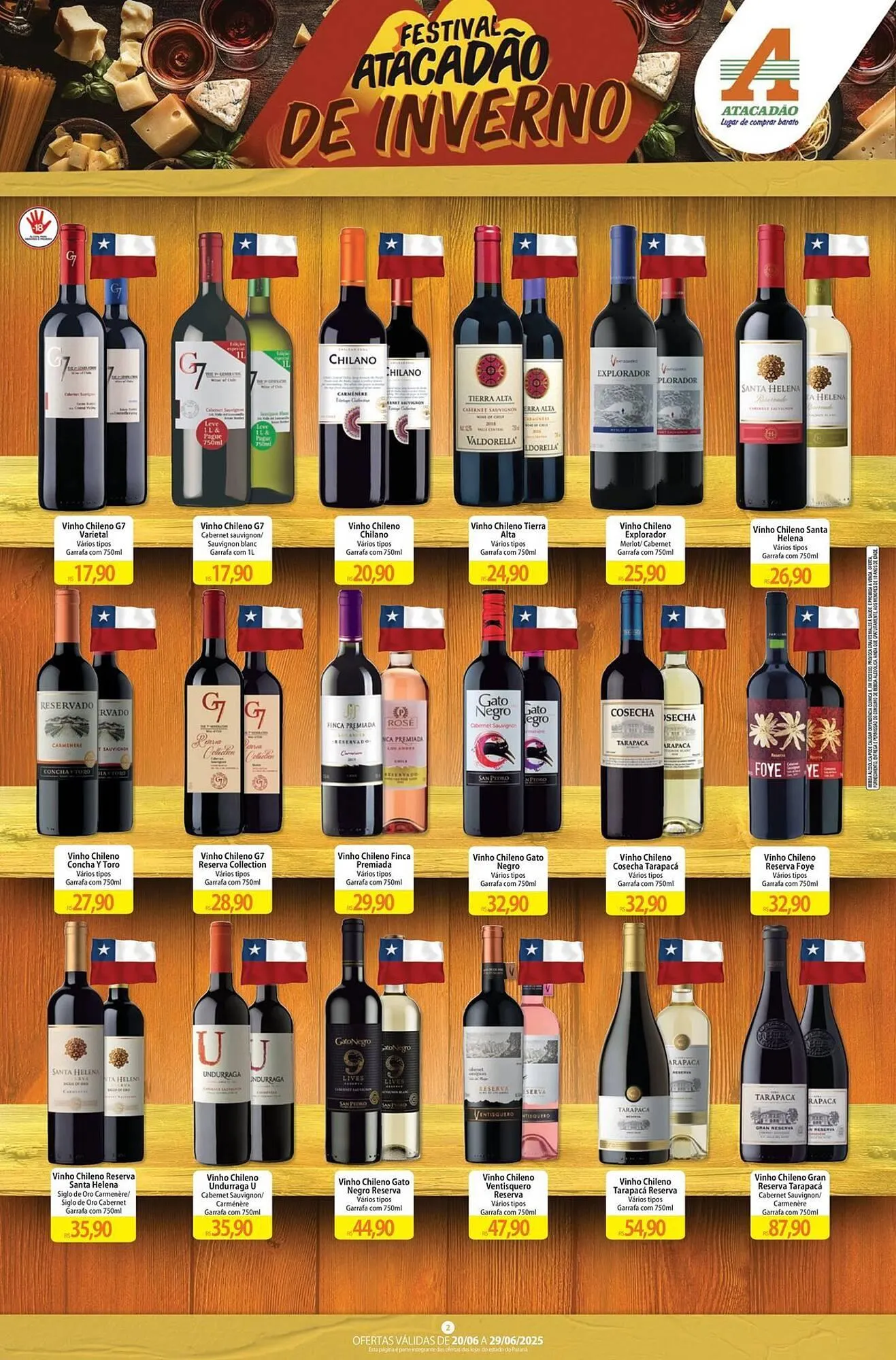 Encarte de Catálogo Atacadão 20 de junho até 29 de junho 2025 - Pagina 2