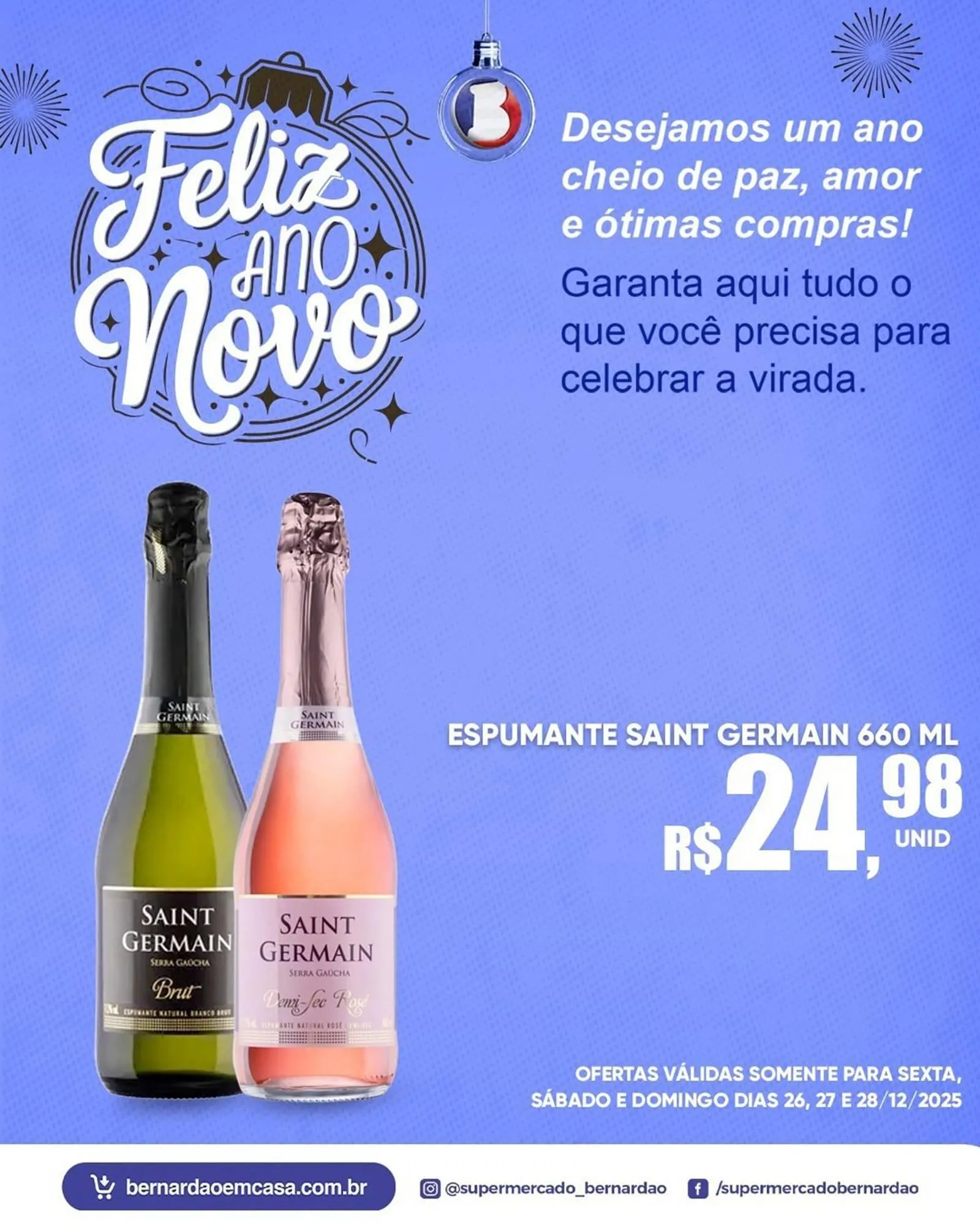 Encarte de Catálogo Supermercado Bernardão 26 de dezembro até 28 de dezembro 2025 - Pagina 6
