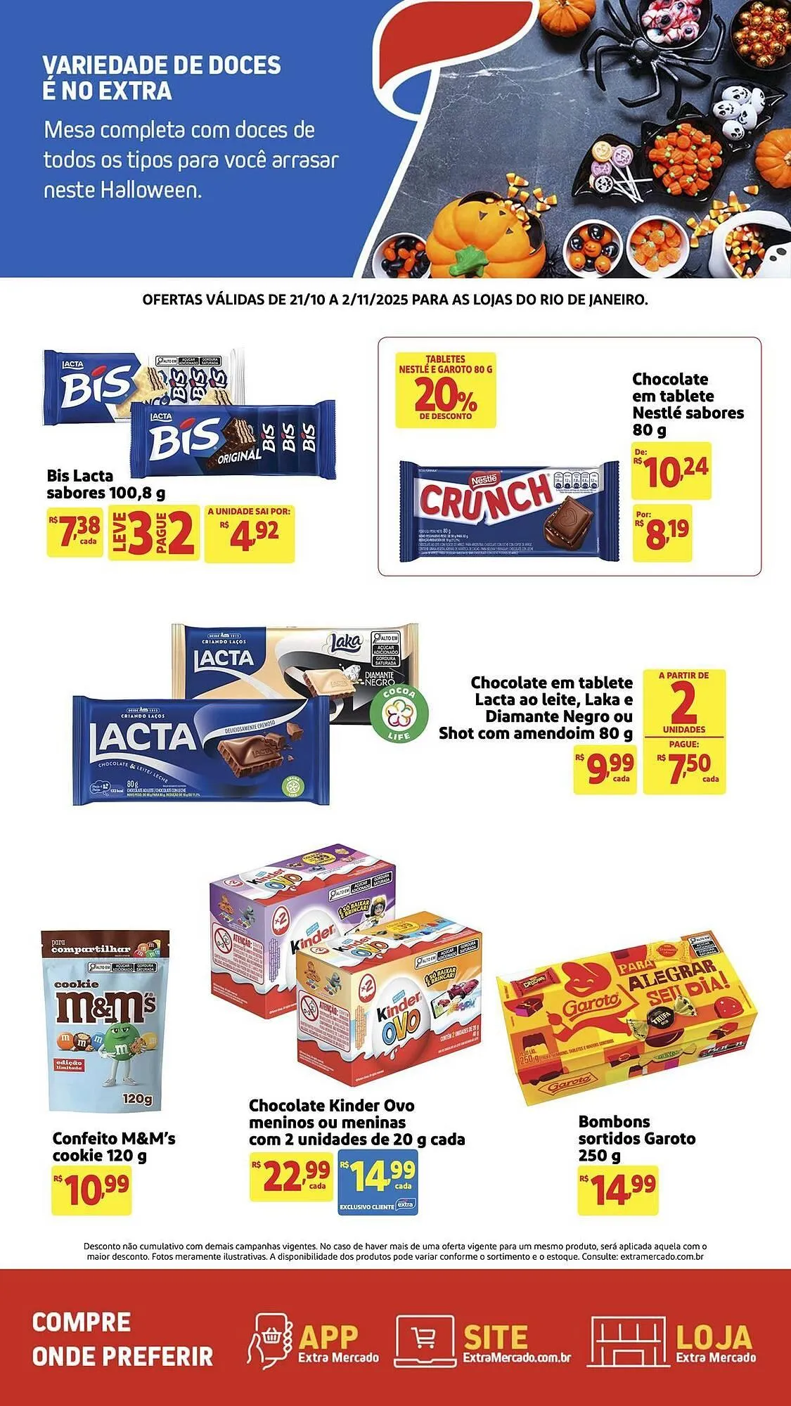 Encarte de Encarte Mercado Extra 22 de outubro até 2 de novembro 2025 - Pagina 2