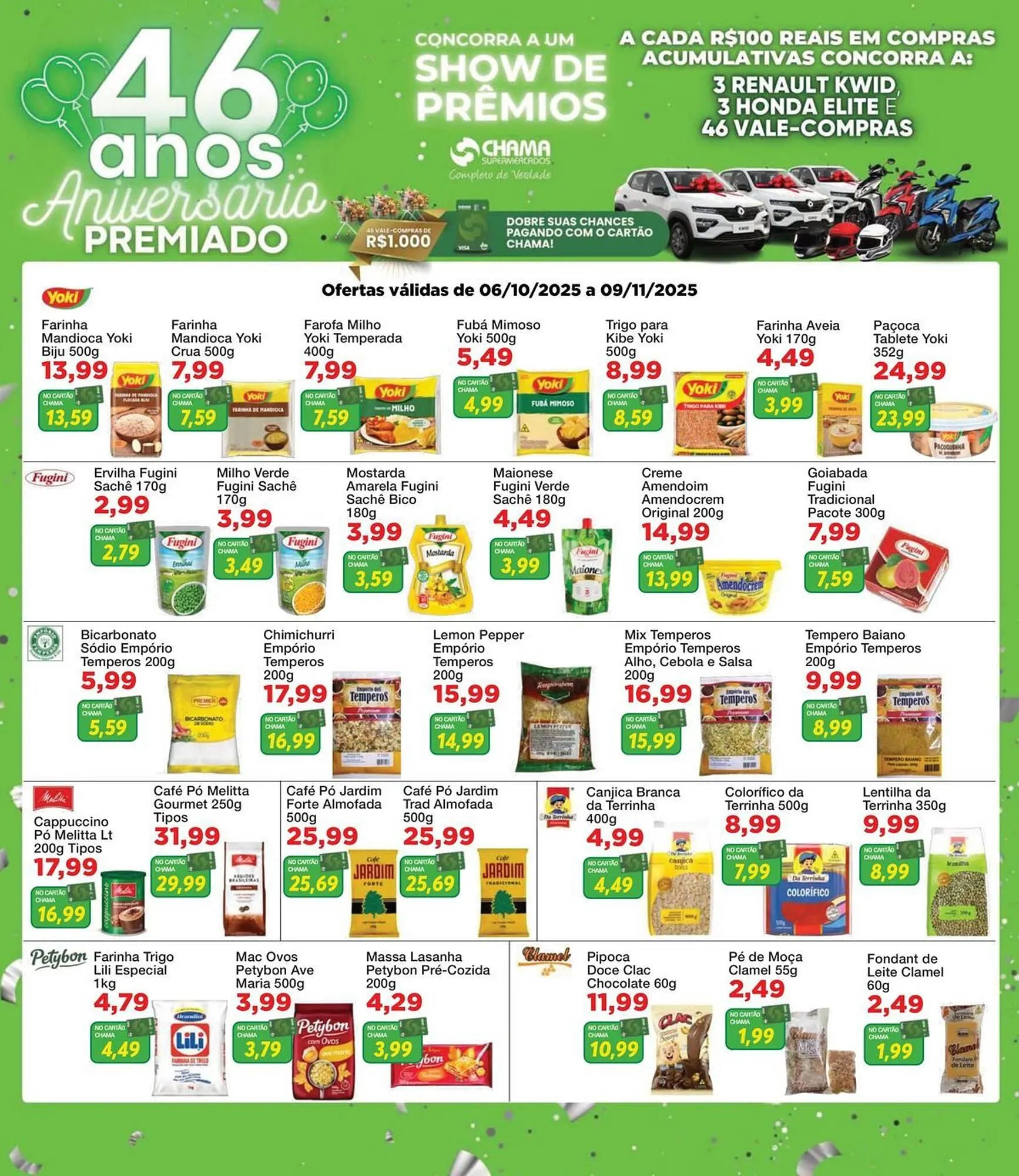 Encarte de Catálogo Chama Supermercados 6 de outubro até 9 de novembro 2025 - Pagina 17
