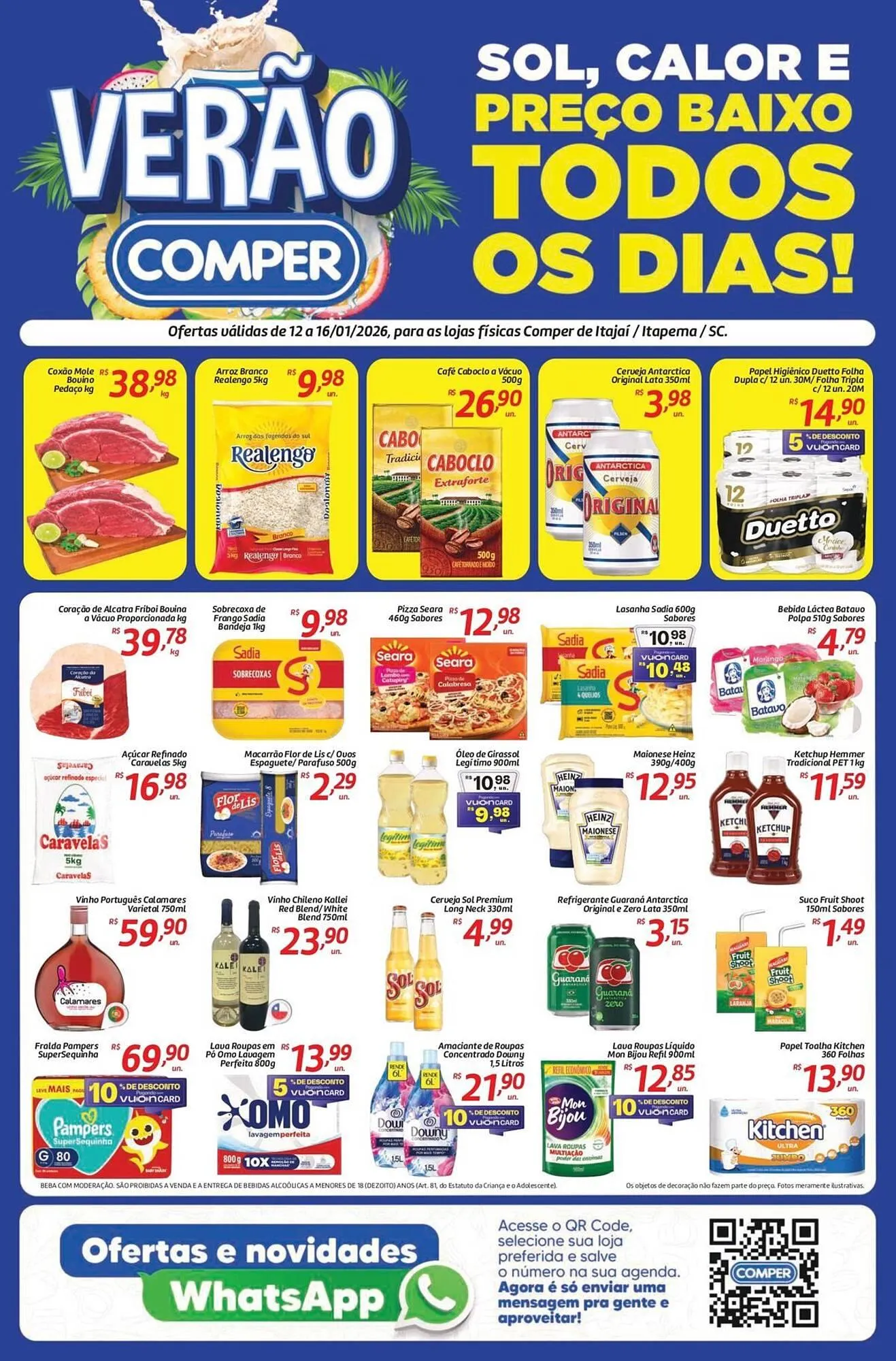 Encarte de Folheto Comper 12 de janeiro até 16 de janeiro 2026 - Pagina 1