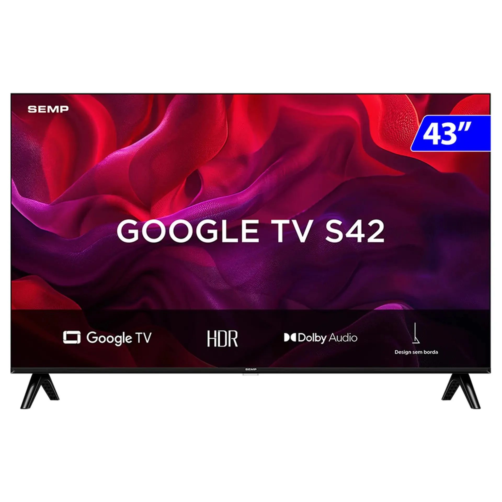 Smart TV TCL LED 43" Full HD Wi-Fi Android TV 43S42