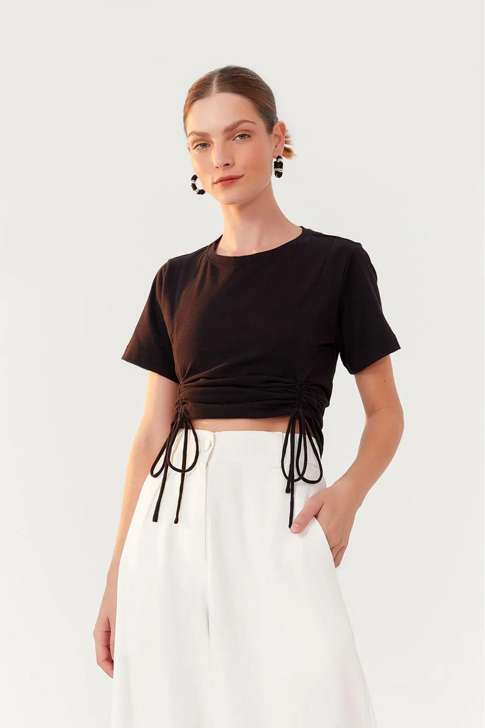 Blusa Franzido Frente