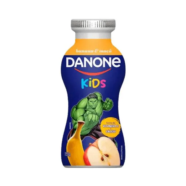 Iogurte Danone Liquido Kids Banana e Maçã 150g