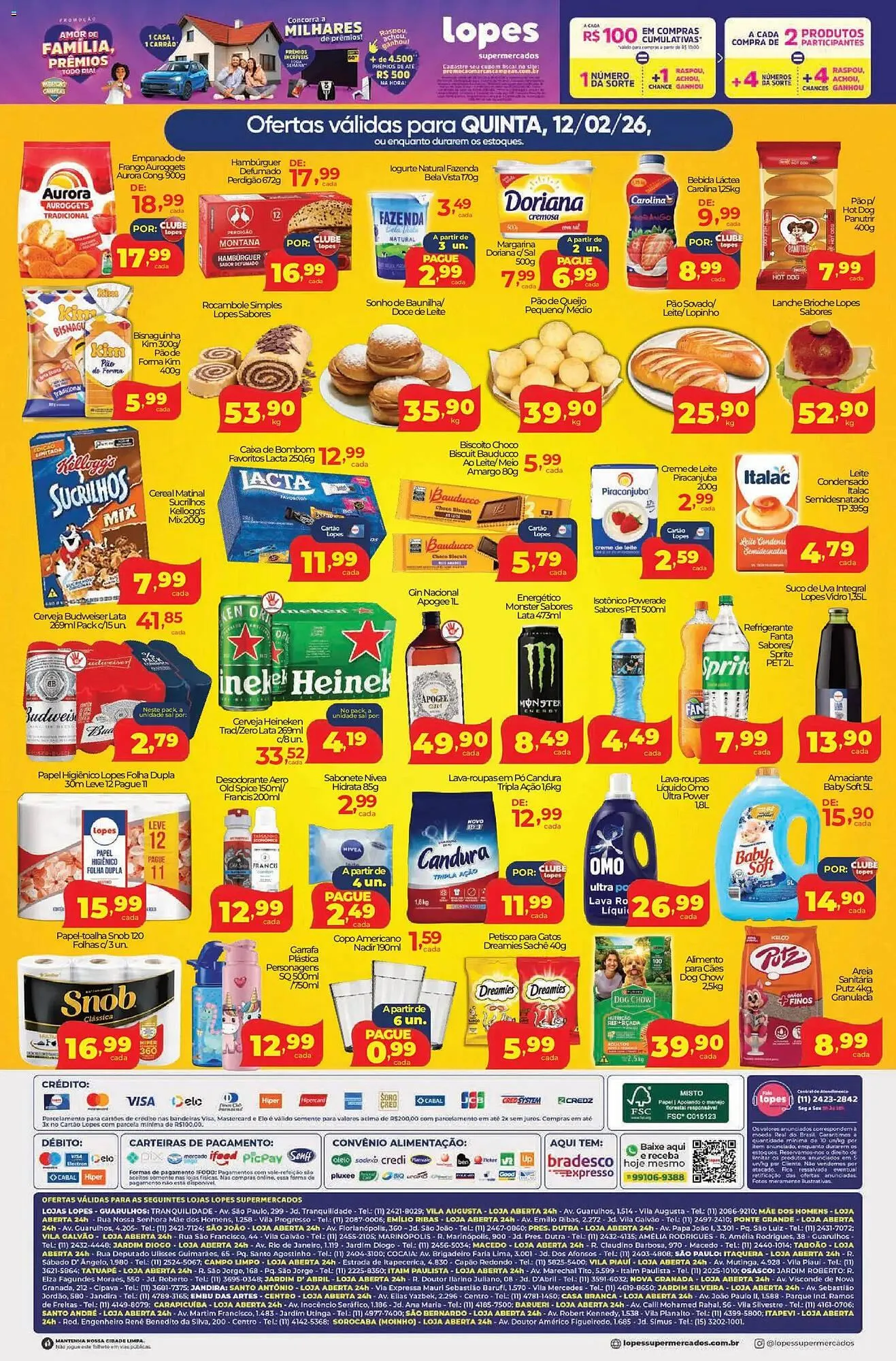 Encarte de Folheto Lopes Supermercados 12 de fevereiro até 12 de fevereiro 2026 - Pagina 2