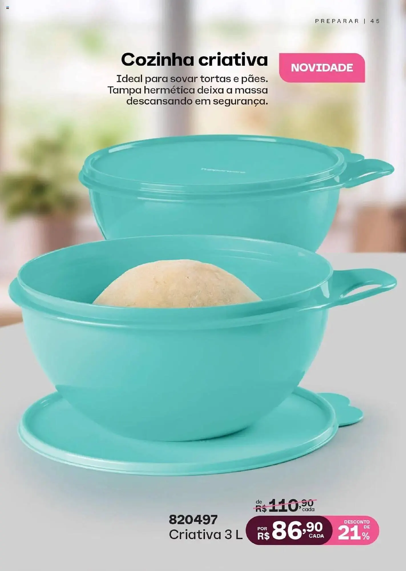 Encarte de Catálogo Tupperware 16 de junho até 14 de agosto 2025 - Pagina 45